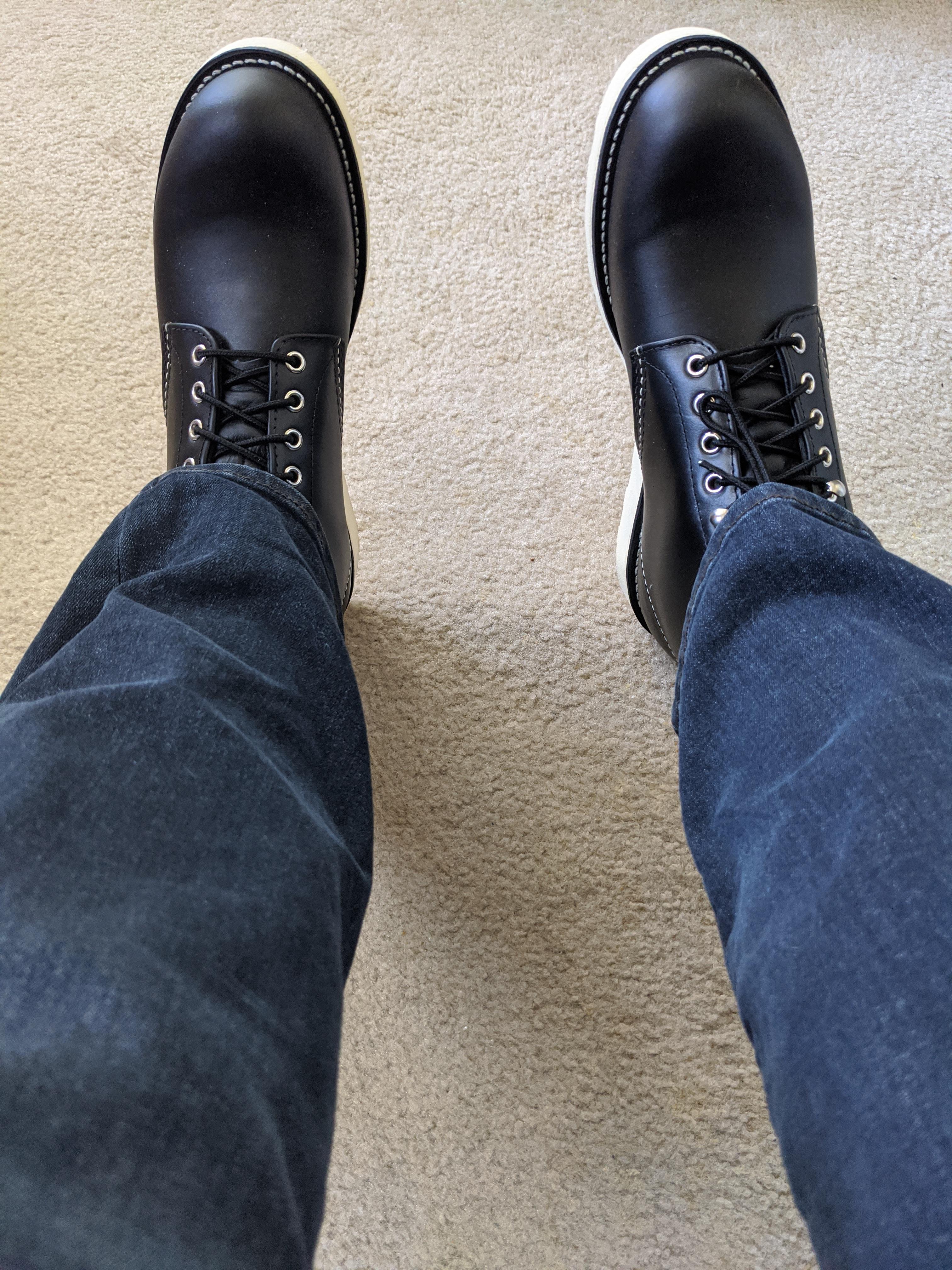 Breaking in my latest EBay score, 8165 in Black Chrome Leather! I