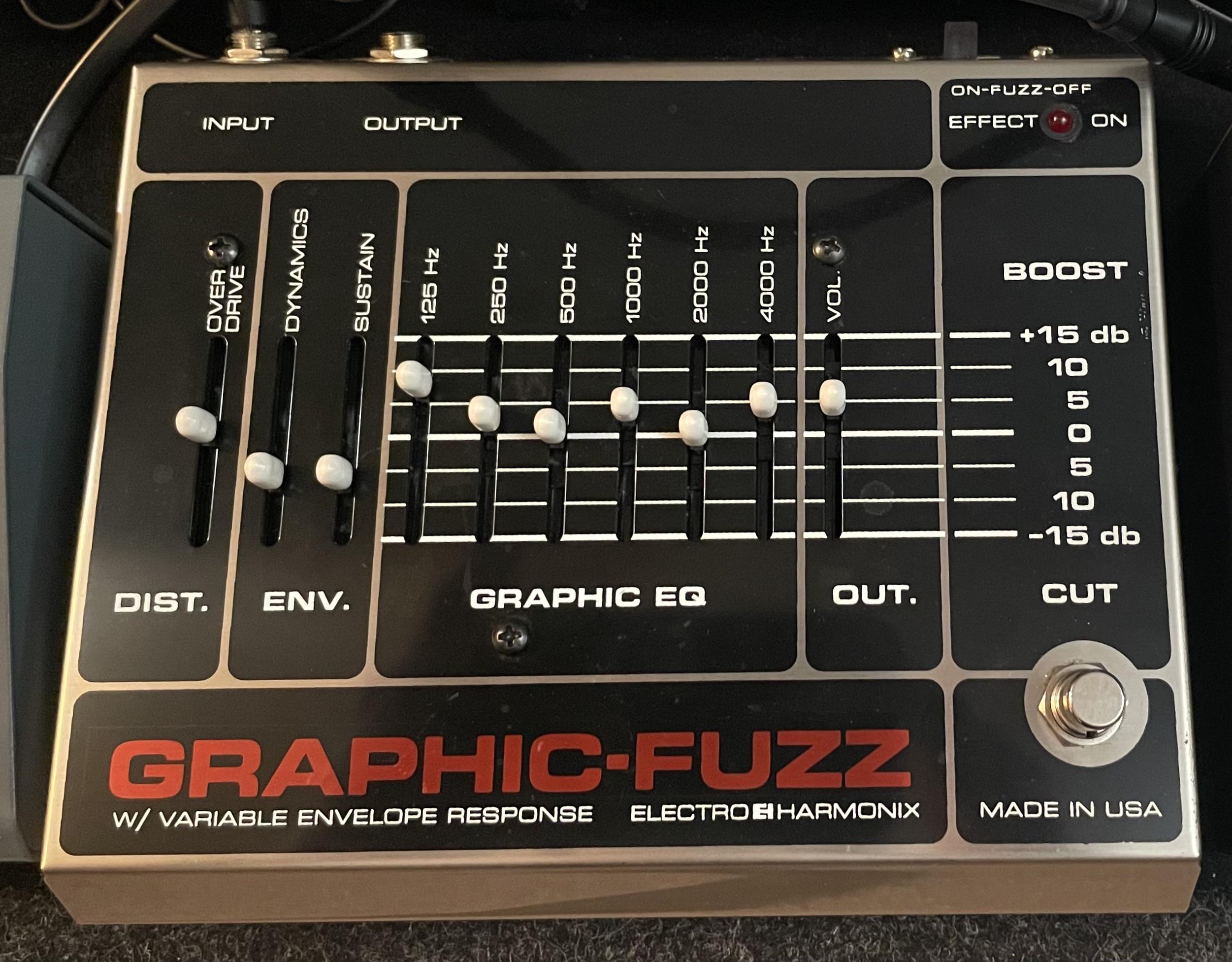 NPD: Electro Harmonix Graphic Fuzz - 90's reissue : r/guitarpedals