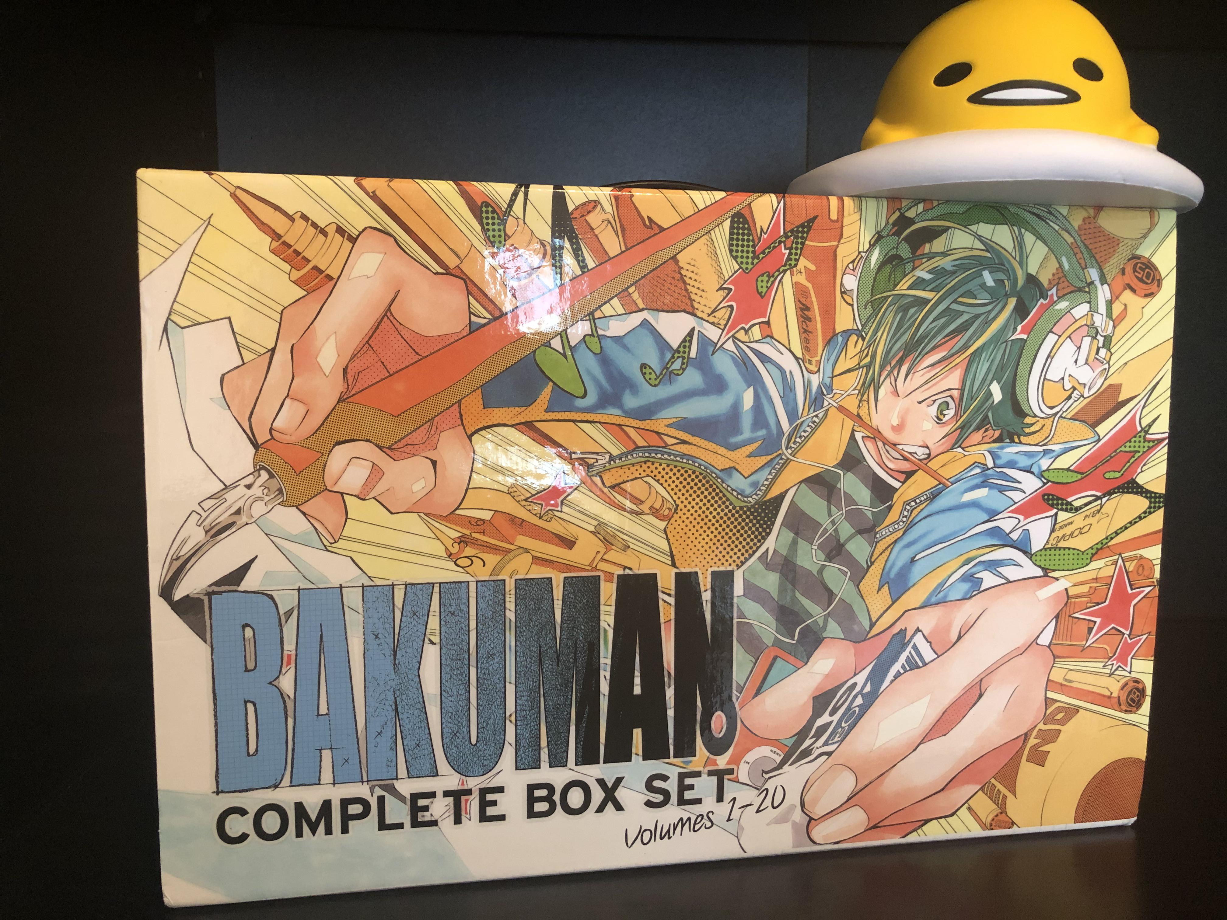 Bakuman box set is here! It even came with one of the character's