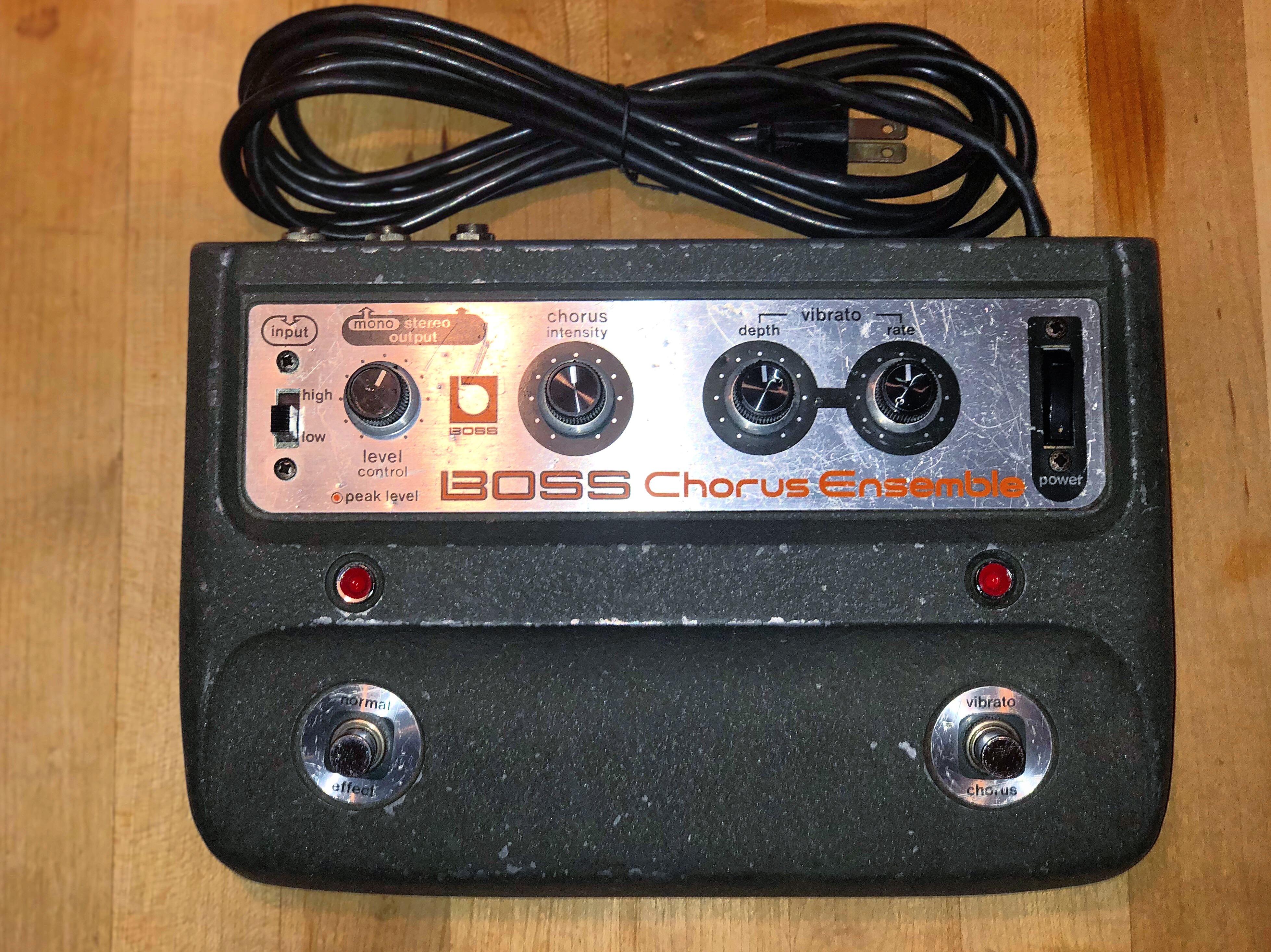 The day has finally come. Proud owner of the incredible Boss CE-1