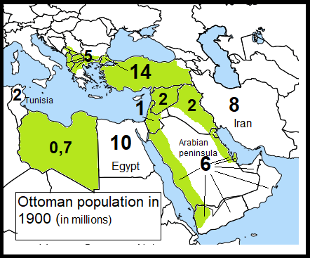 1900年のオスマン帝国の推定人口 : r/MapPorn