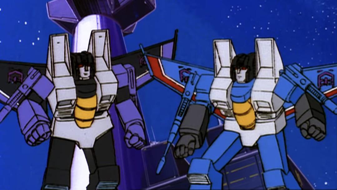 テイク：スカイワープとサンダークラッカーの色使いの方が、スター