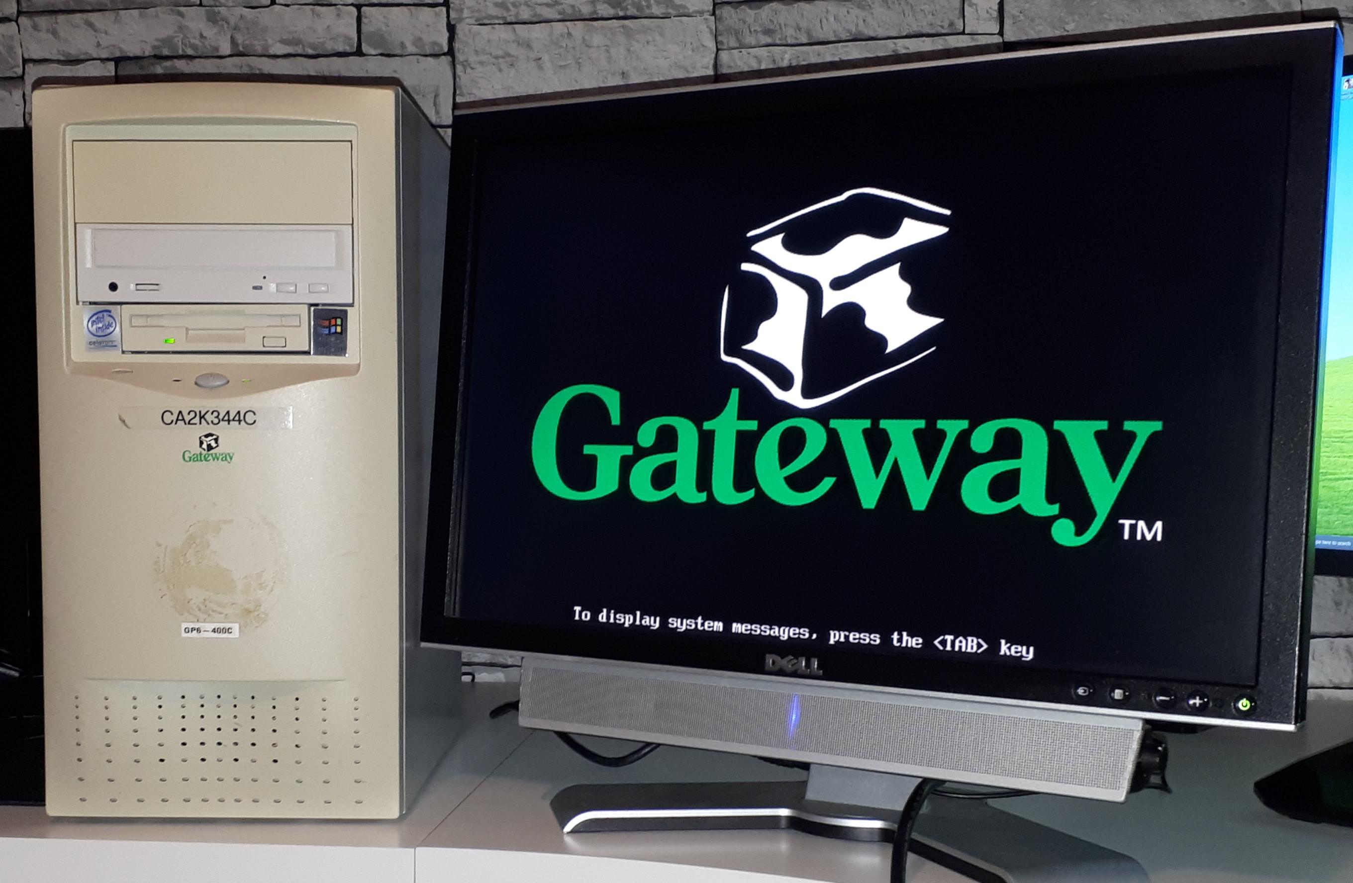 This Gateway was manufactured exactly 20 years ago today (27/09/99