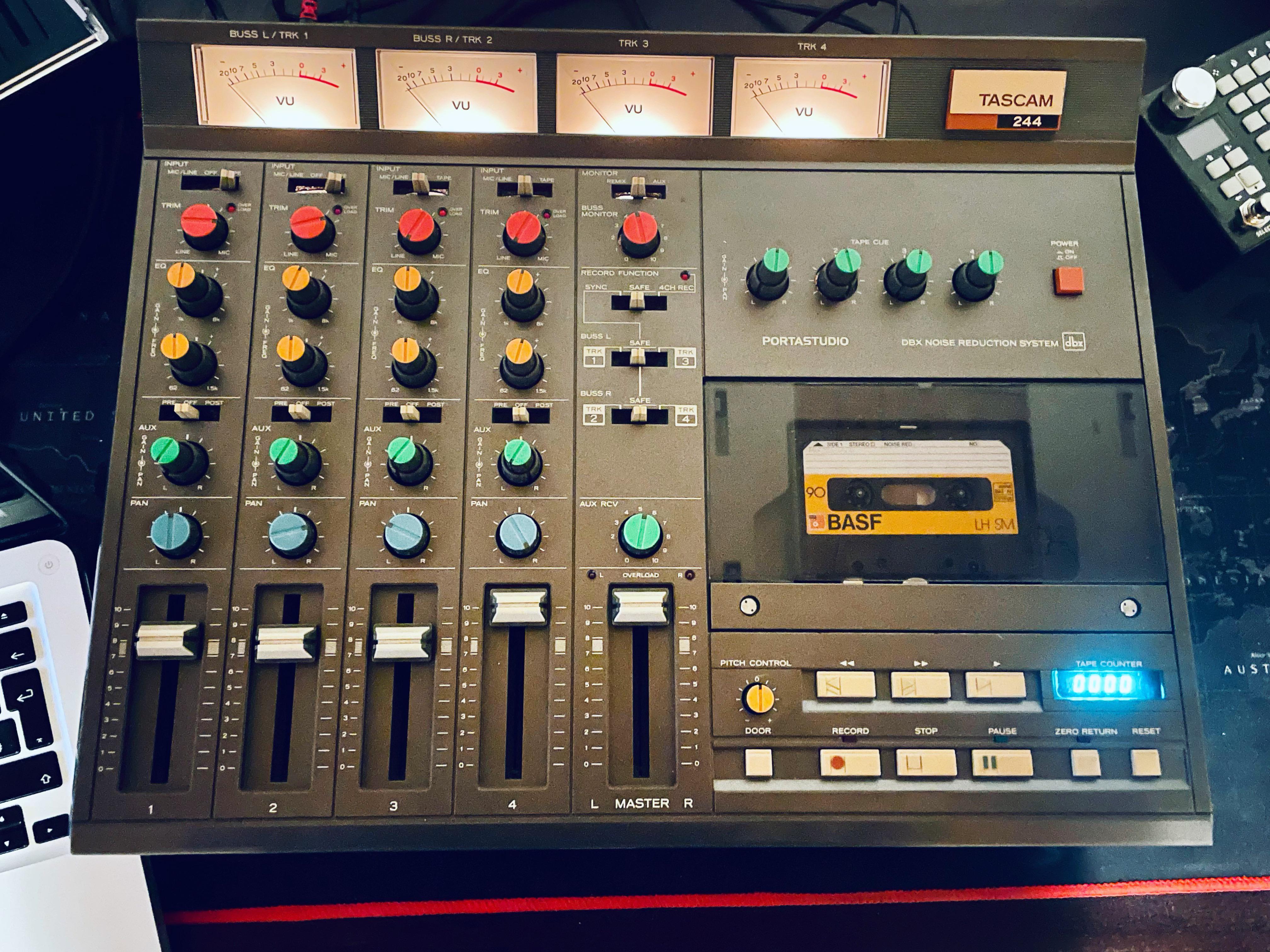 Hi, I'm new to this. Tascam 244 : r/cassetteculture