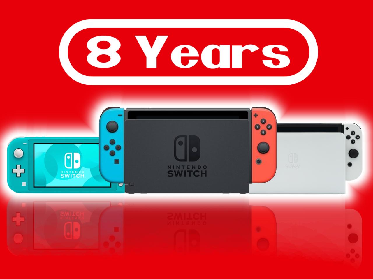 Nintendo Switch、正式に8歳！ : r/consoles
