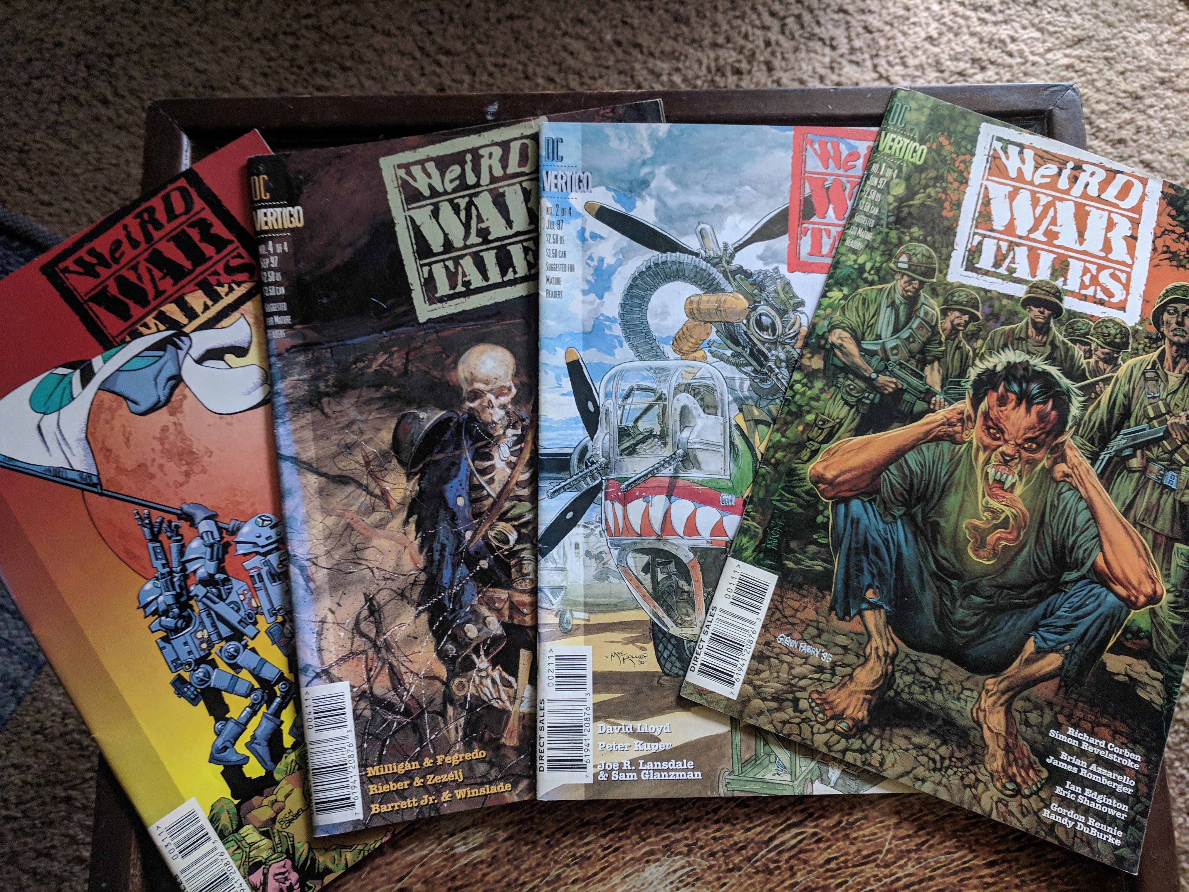 Weird War Tales 1-4, 1997. I particularly enjoyed the 