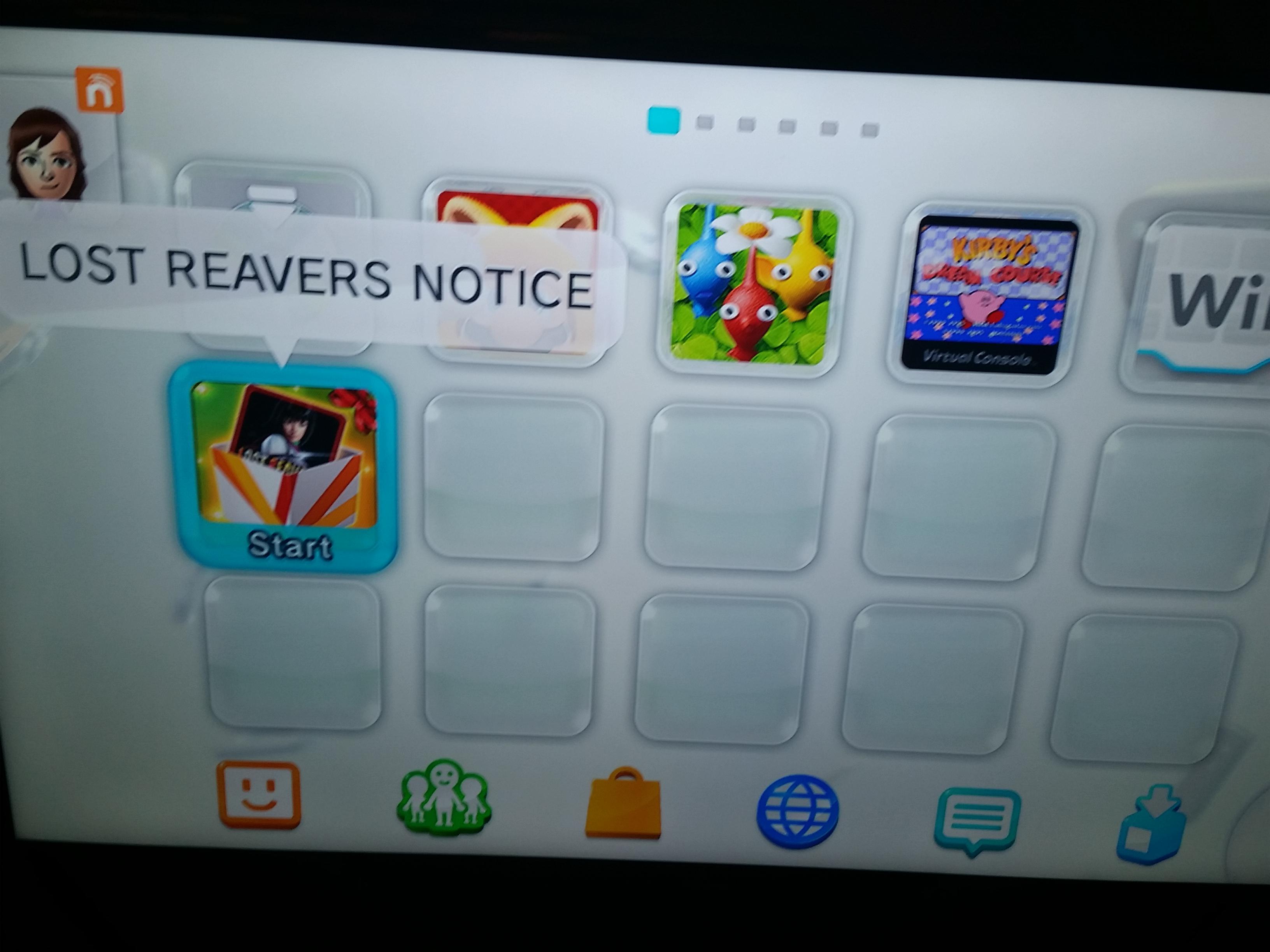 Lost Reaver's Notice JUST appeared on my home screen. The day