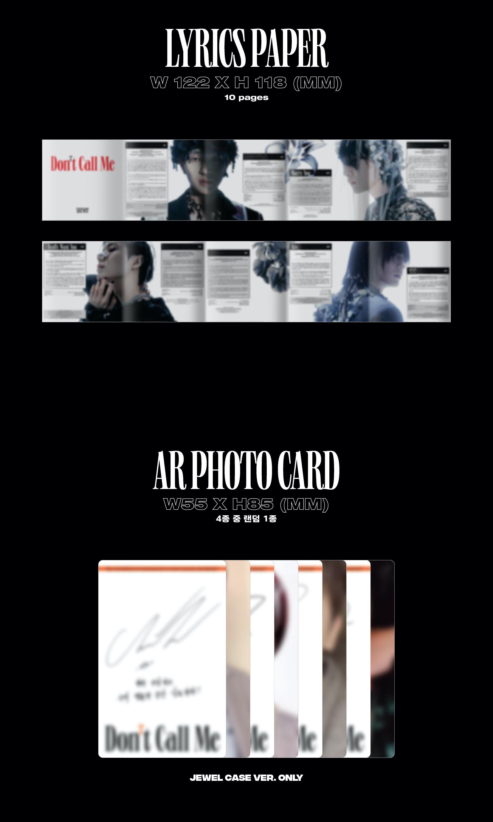 SHINee - 7th Full Album 'Don't Call Me' (Album Packaging Preview