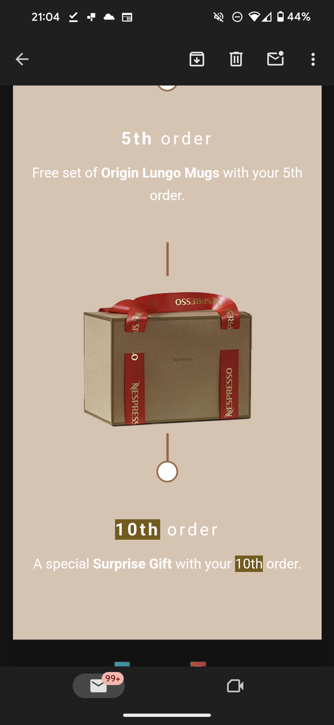 10回目のネスプレッソPlus注文のプレゼント（イギリス） : r/nespresso