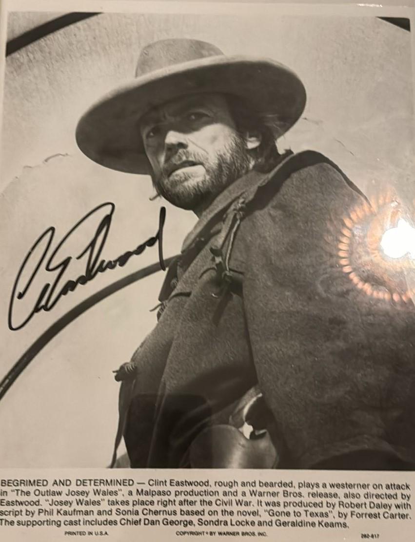 Is there anyone who can verify if this Clint Eastwood autograph is