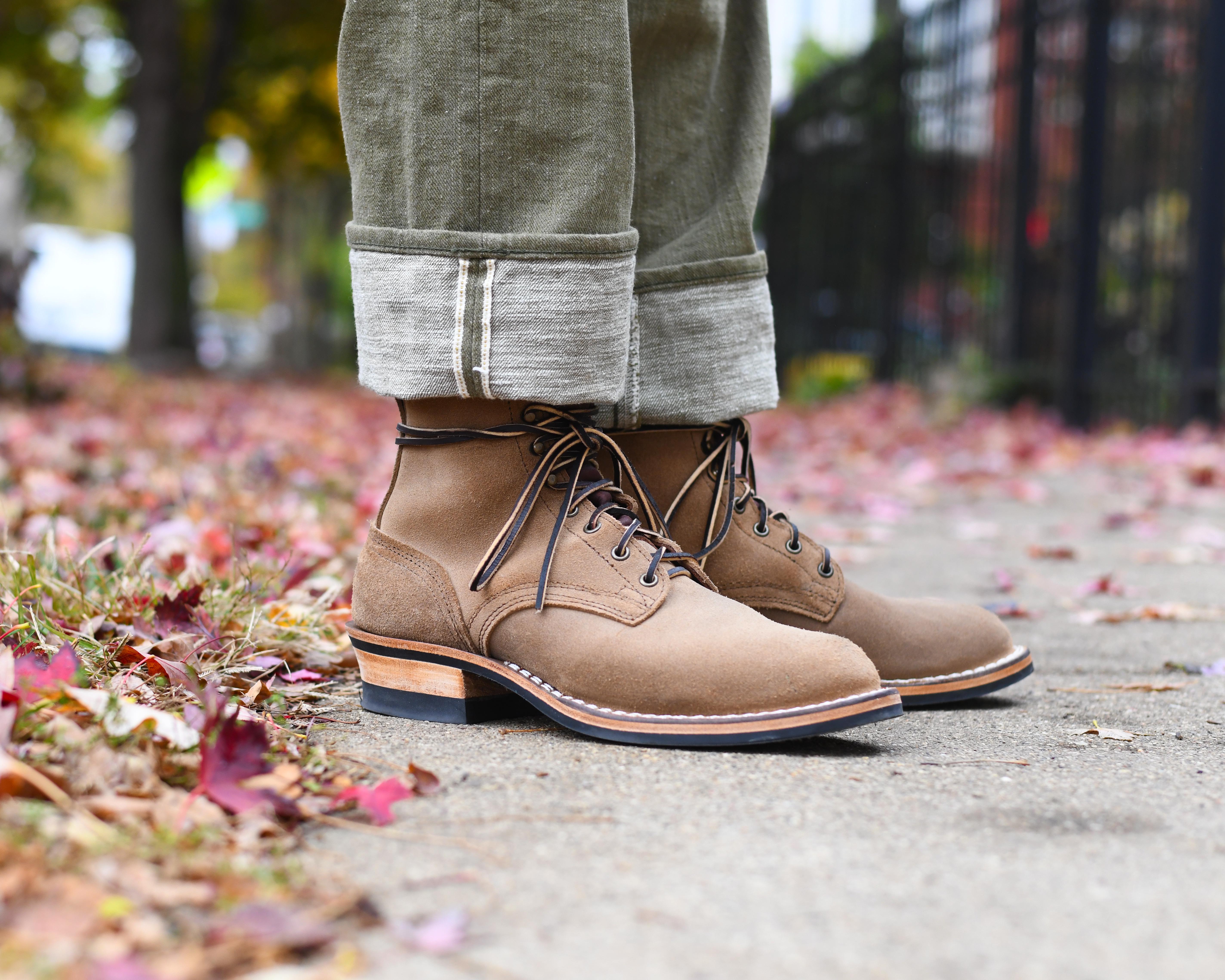 My First Pair of Nicks! CXL Roughout : r/NicksHandmadeBoots