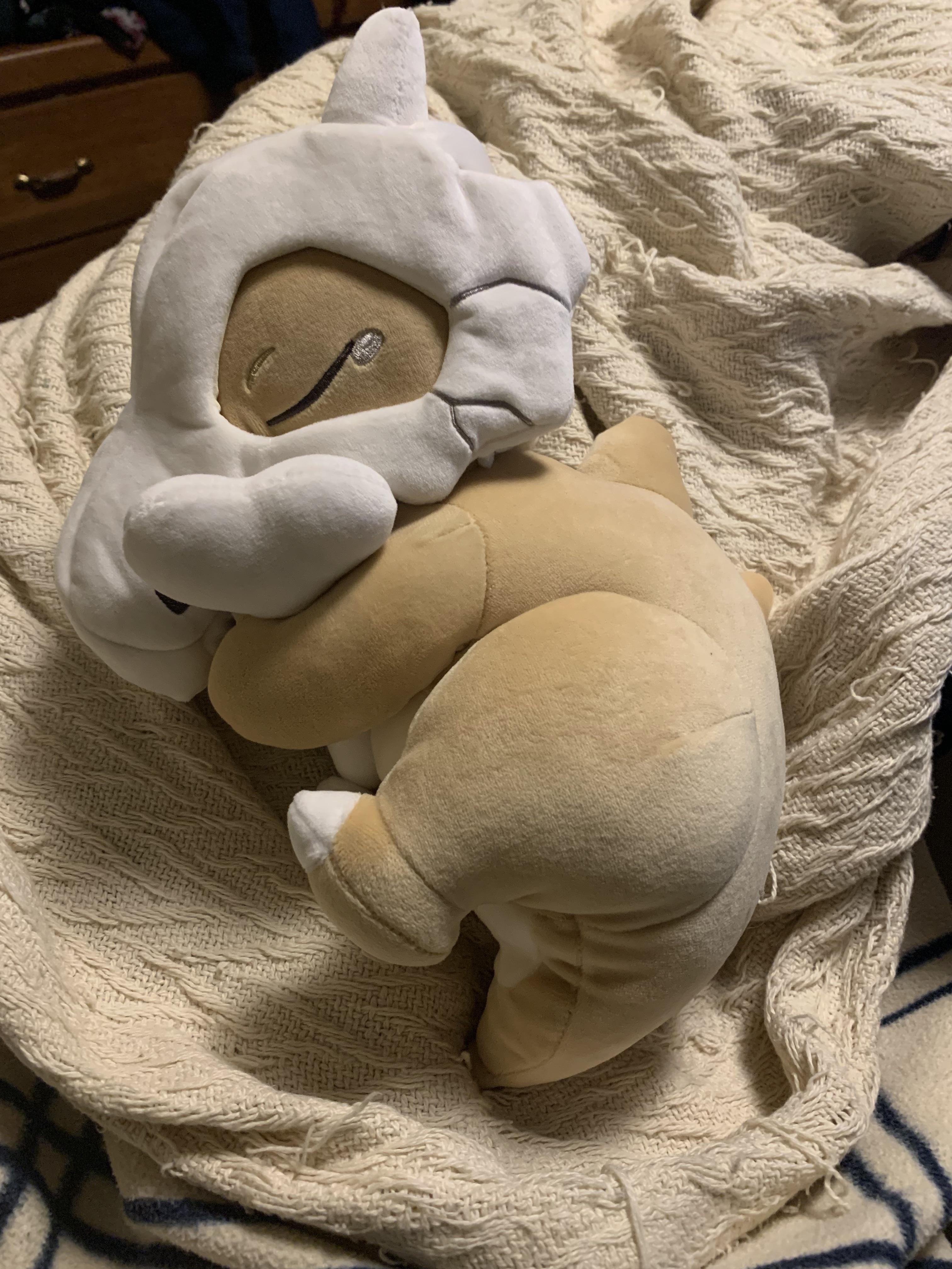 やっとねむりポケモンのカラカラのぬいぐるみゲットした！ : r/pokeplush