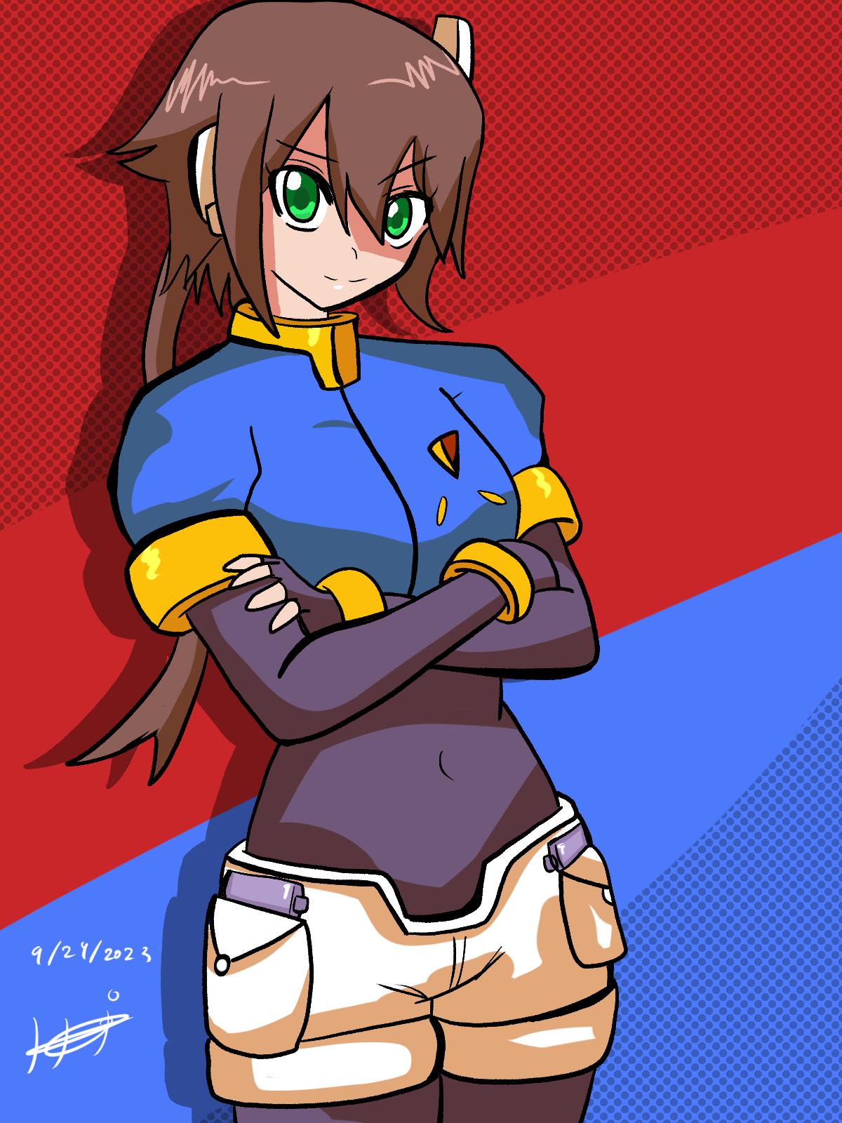 Aile (Megaman ZX) (fanart) : r/Megaman