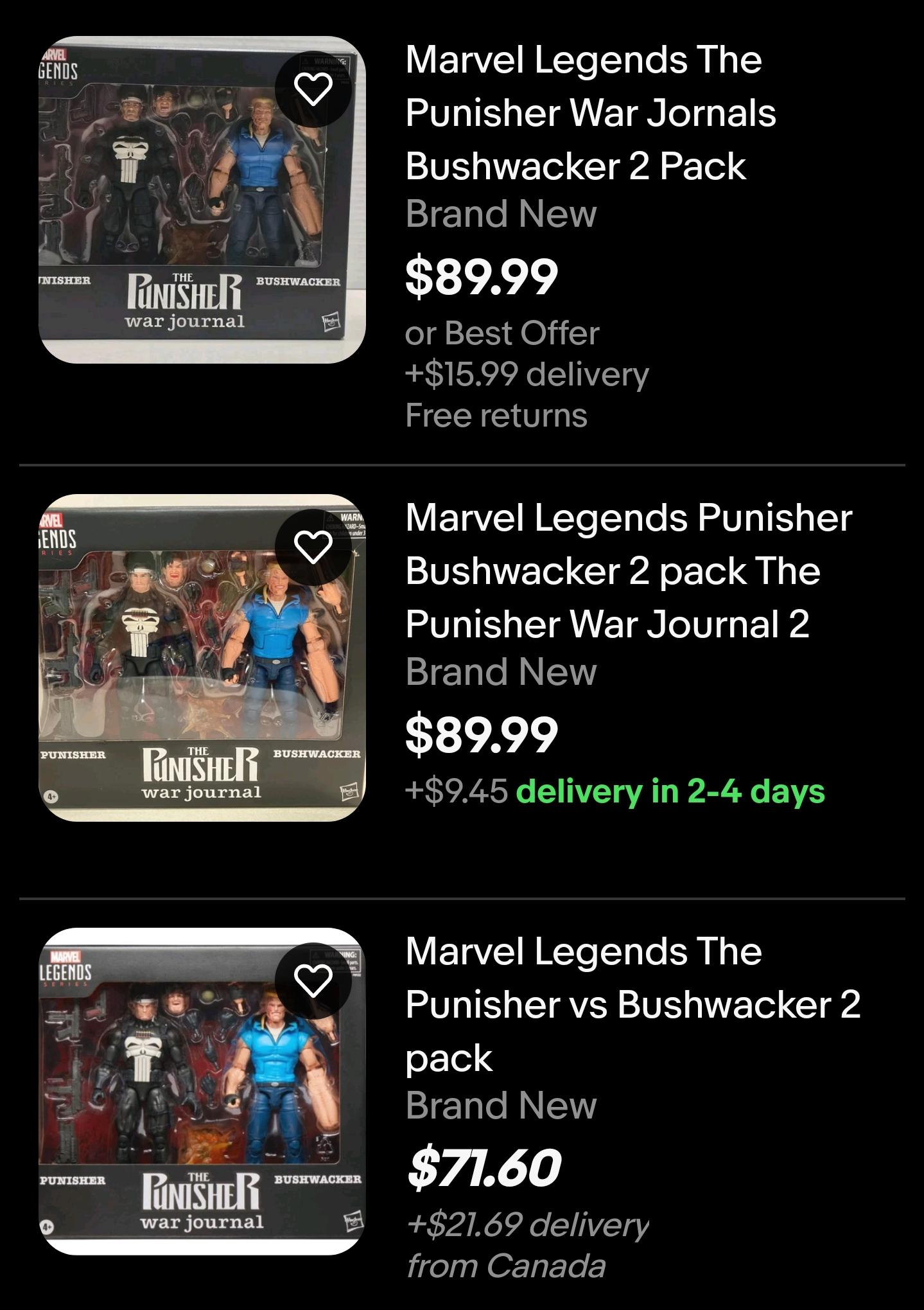 Any chance this Punisher 2 pack restock? Not trying to pay