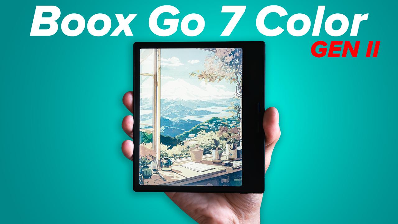 Boox Go Color 7 Gen 2を数週間使ってみて、いくつかシェアしたいこと