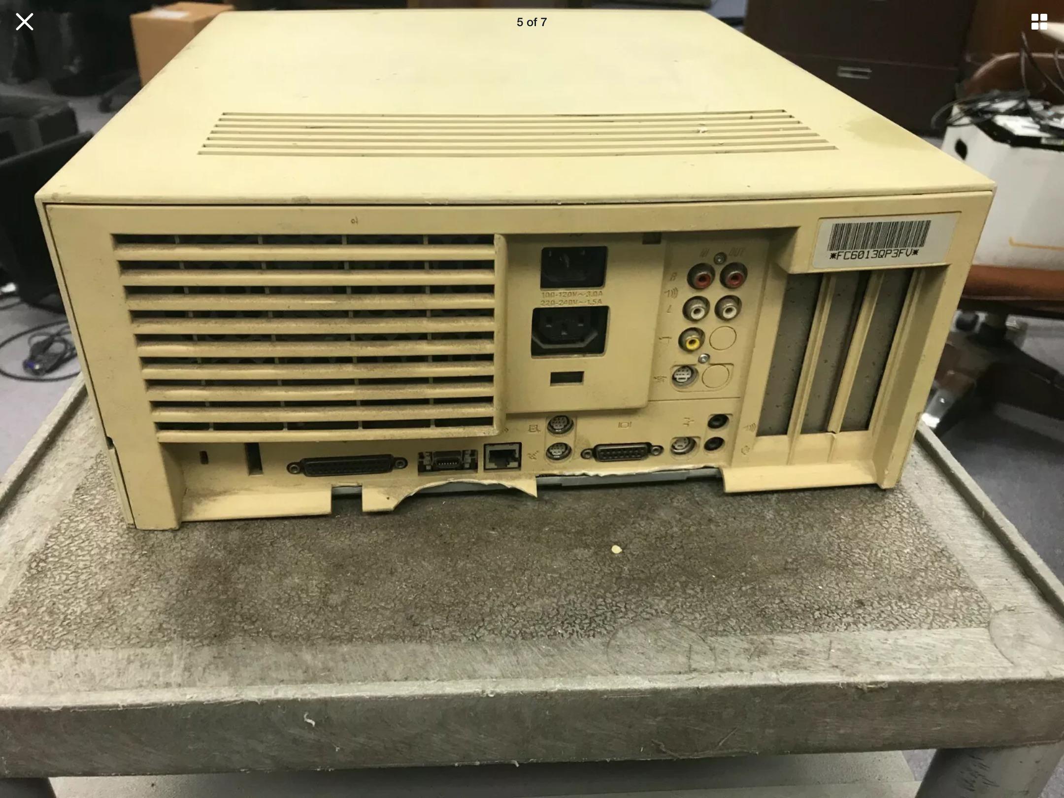 Purchased this Power Macintosh 7500/100 on eBay for $50 seller