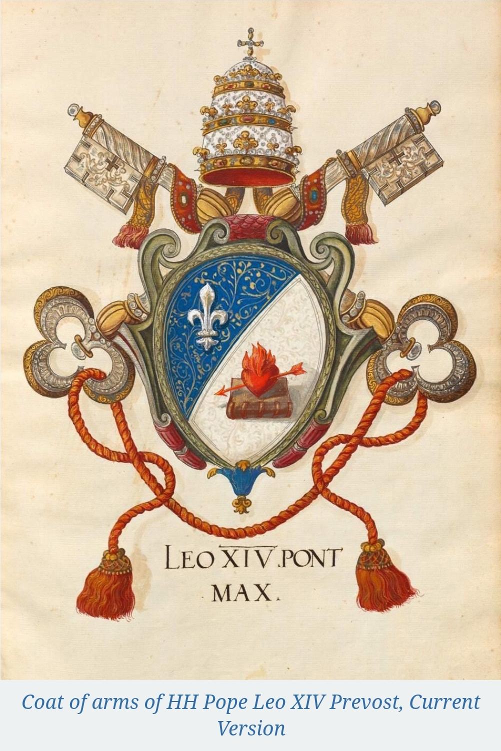 レオ14世法王の紋章 : r/heraldry