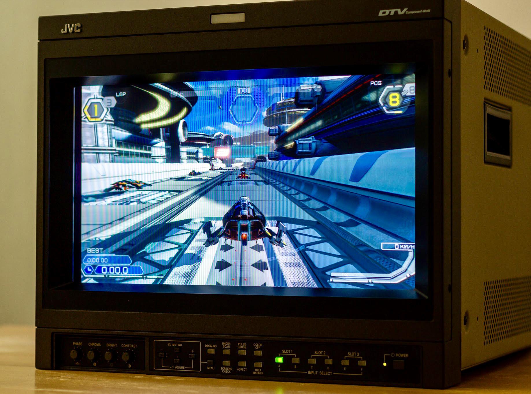 WipeOut HD in 1080i on JVC DT-V1710CG : r/crtgaming