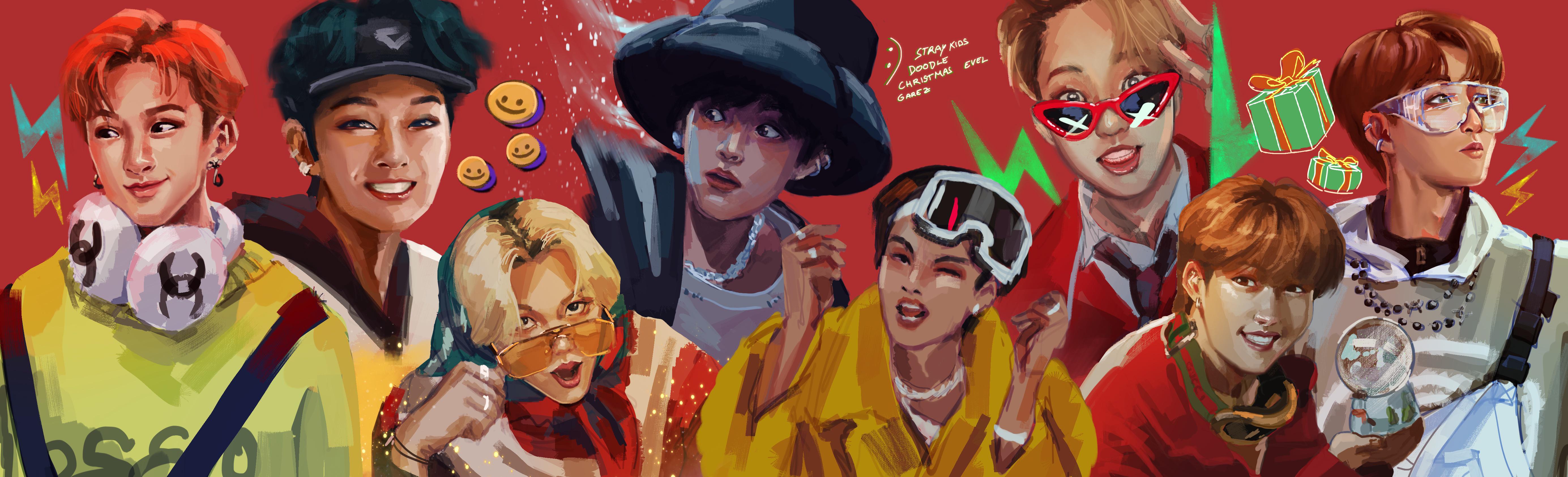 Christmas Evel ot8 study! One of my favorites MVs!!❤️ : r/straykids
