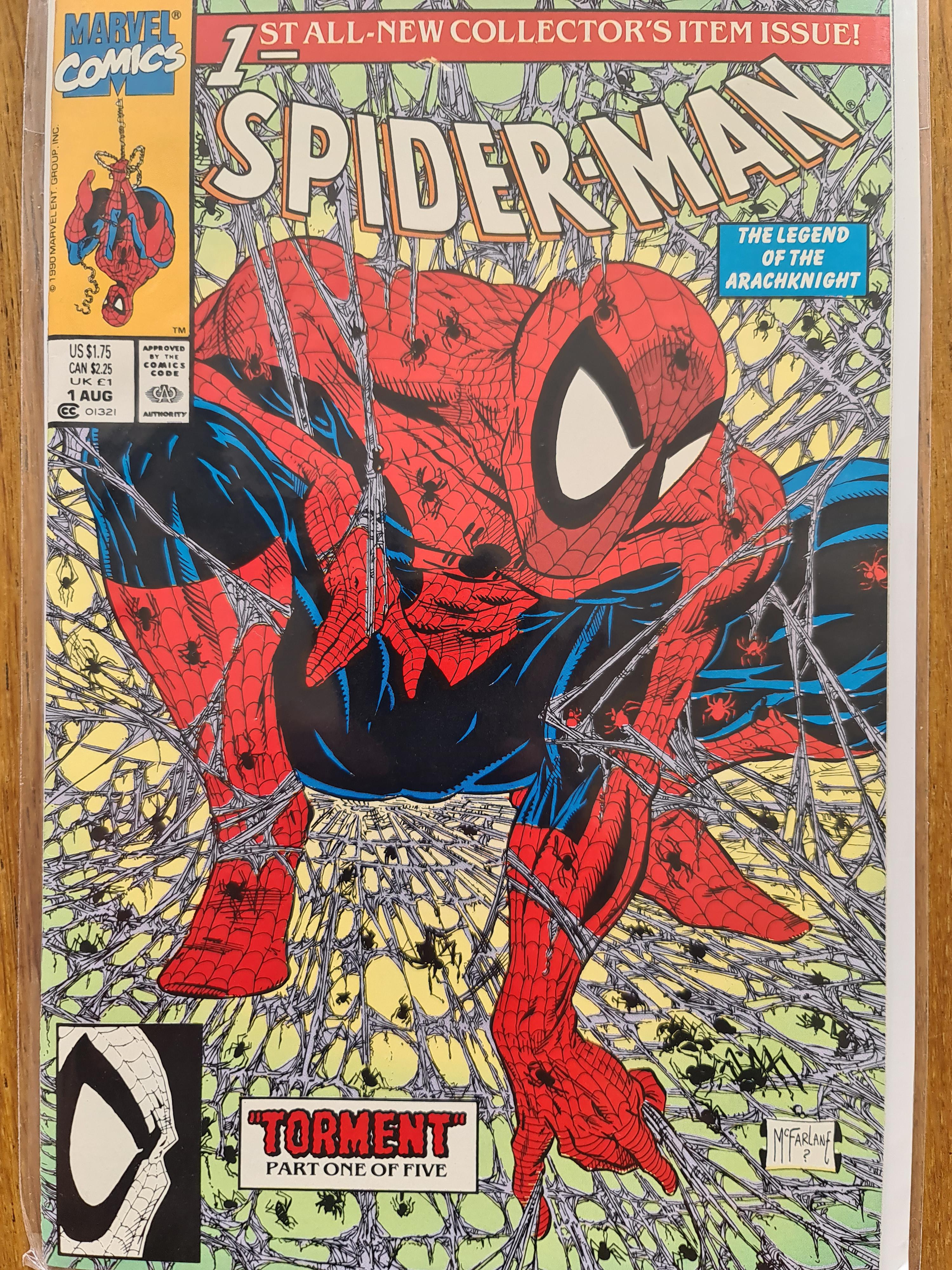 やっとトッド・マクファーレン版スパイダーマン（1990年）のシリーズを