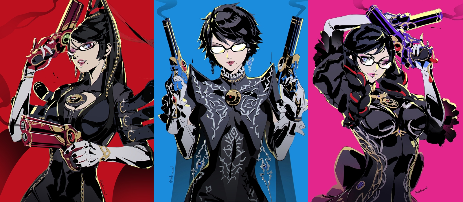 OC] ペルソナ風のベヨネッタ1,2,3 : r/gaming