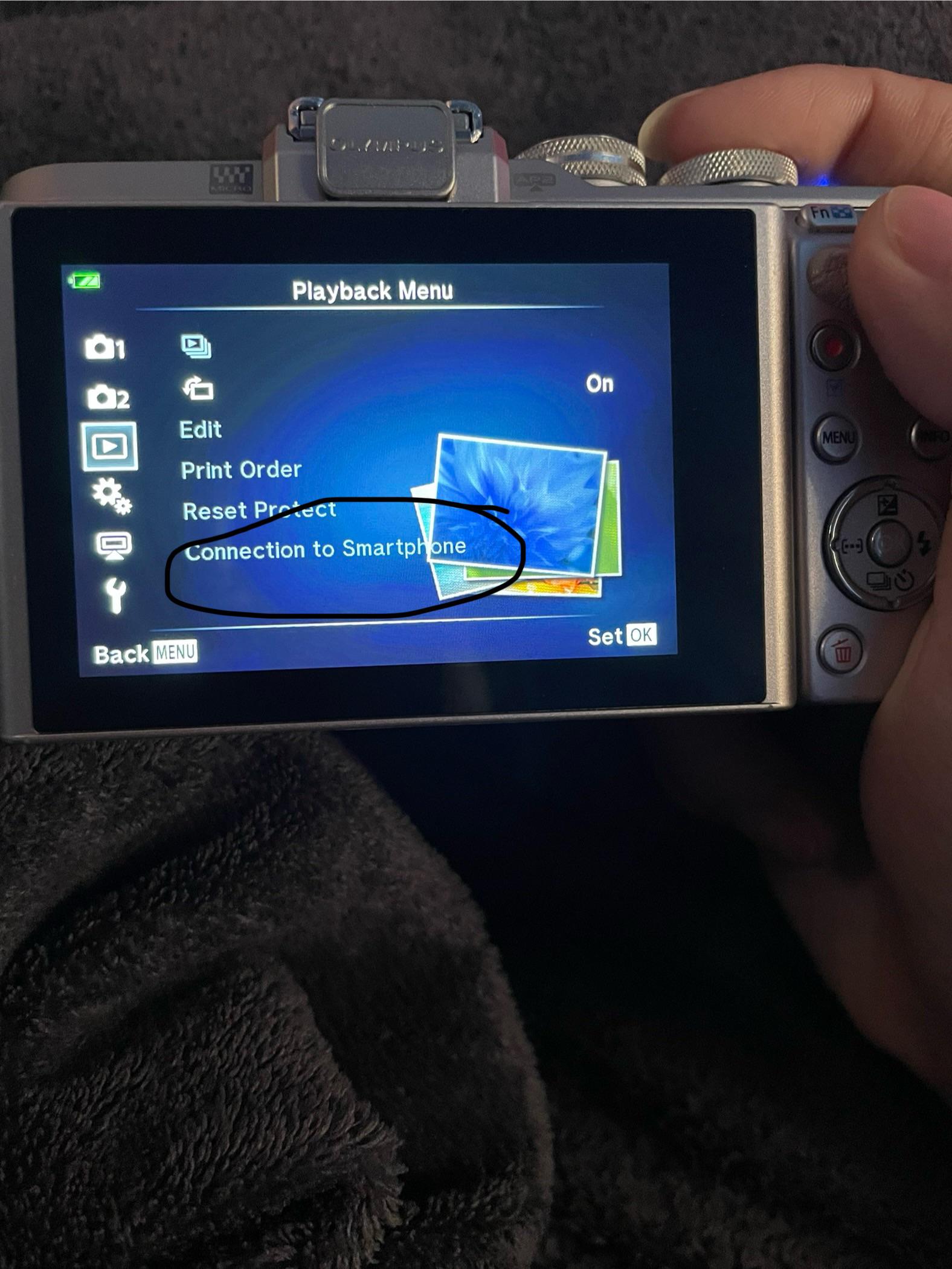 Connect my phone to olympus pen epl8 : r/OlympusCamera