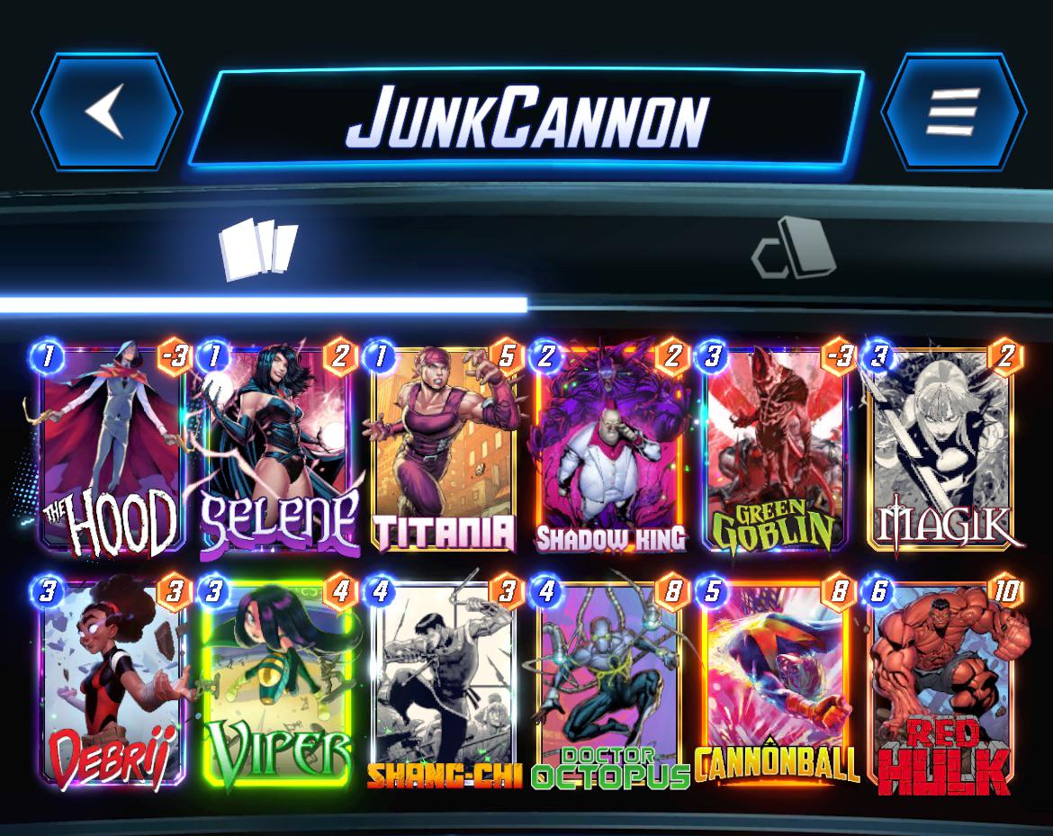 Just hit infinite with this junk deck. Nothing super original but