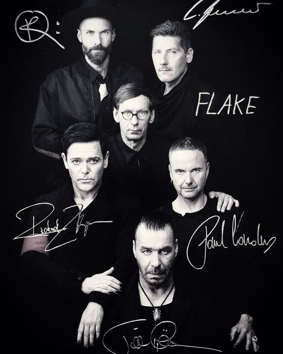 Rammsteinバンドとそのサイン : r/Rammstein