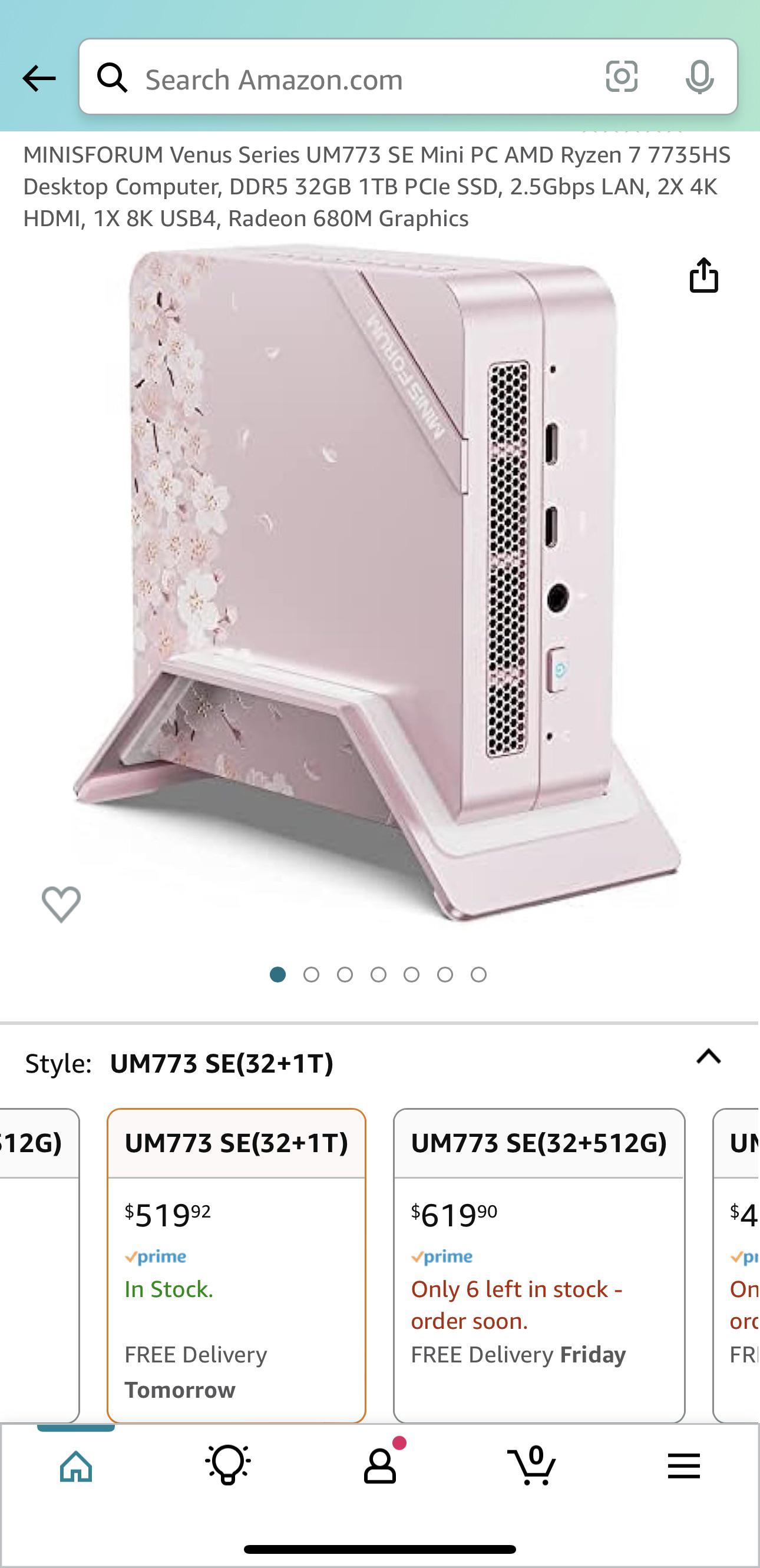 Minisforum UM773 SE purchase : r/MiniPCs