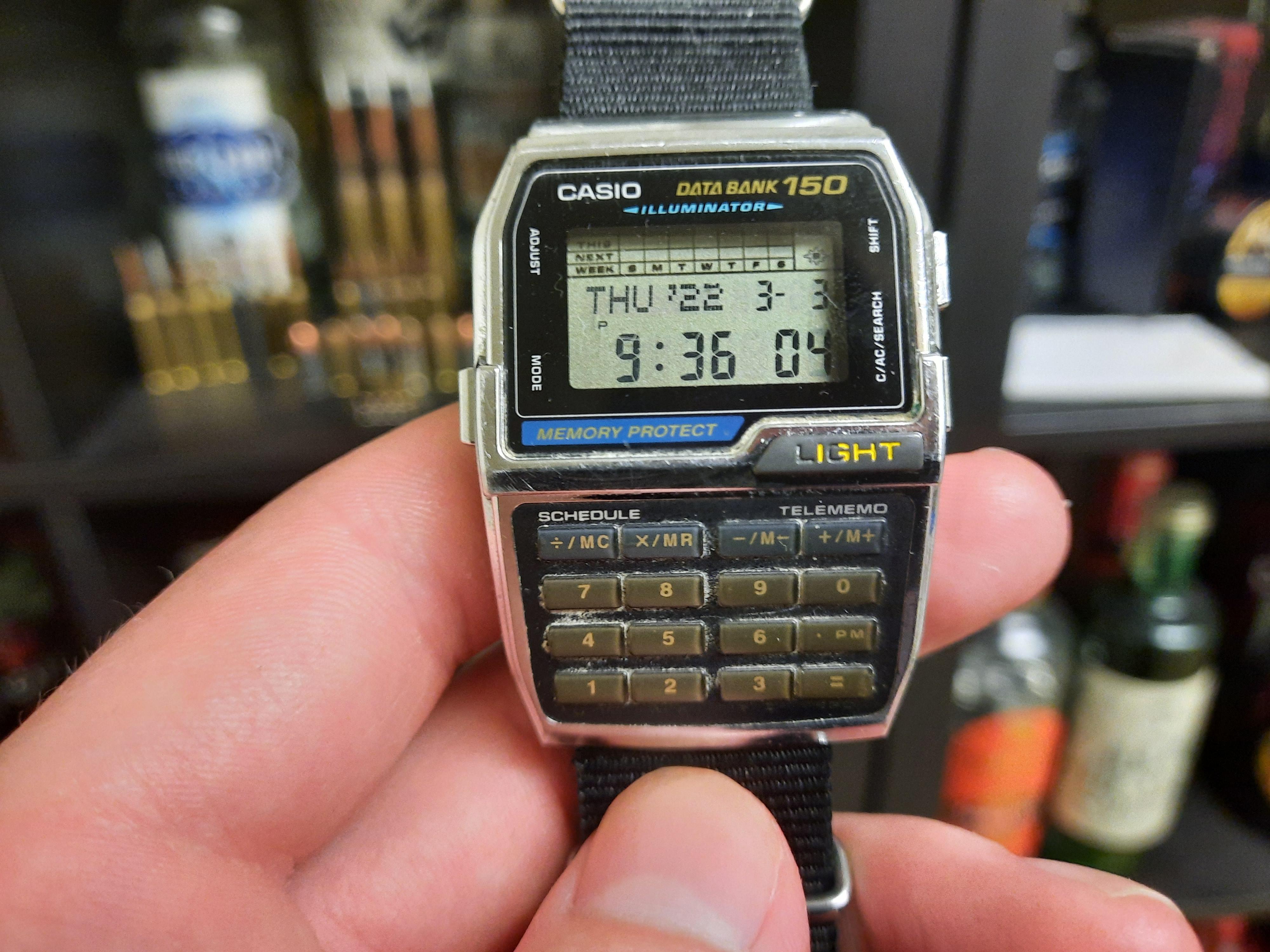 Casio Databank 150, found this for $2 : r/ThriftStoreHauls