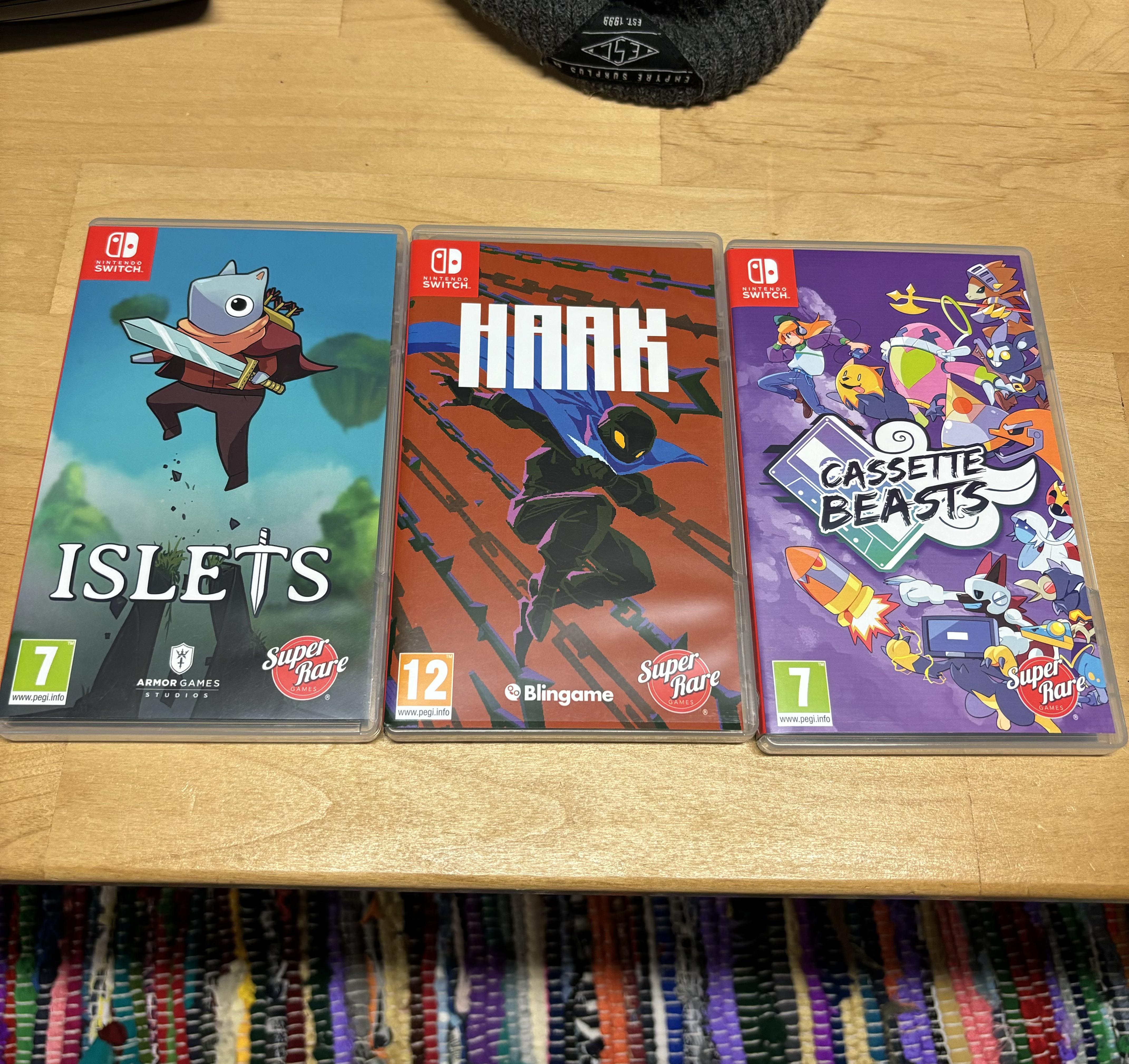 My Super Rare Games collection so far. : r/NSCollectors