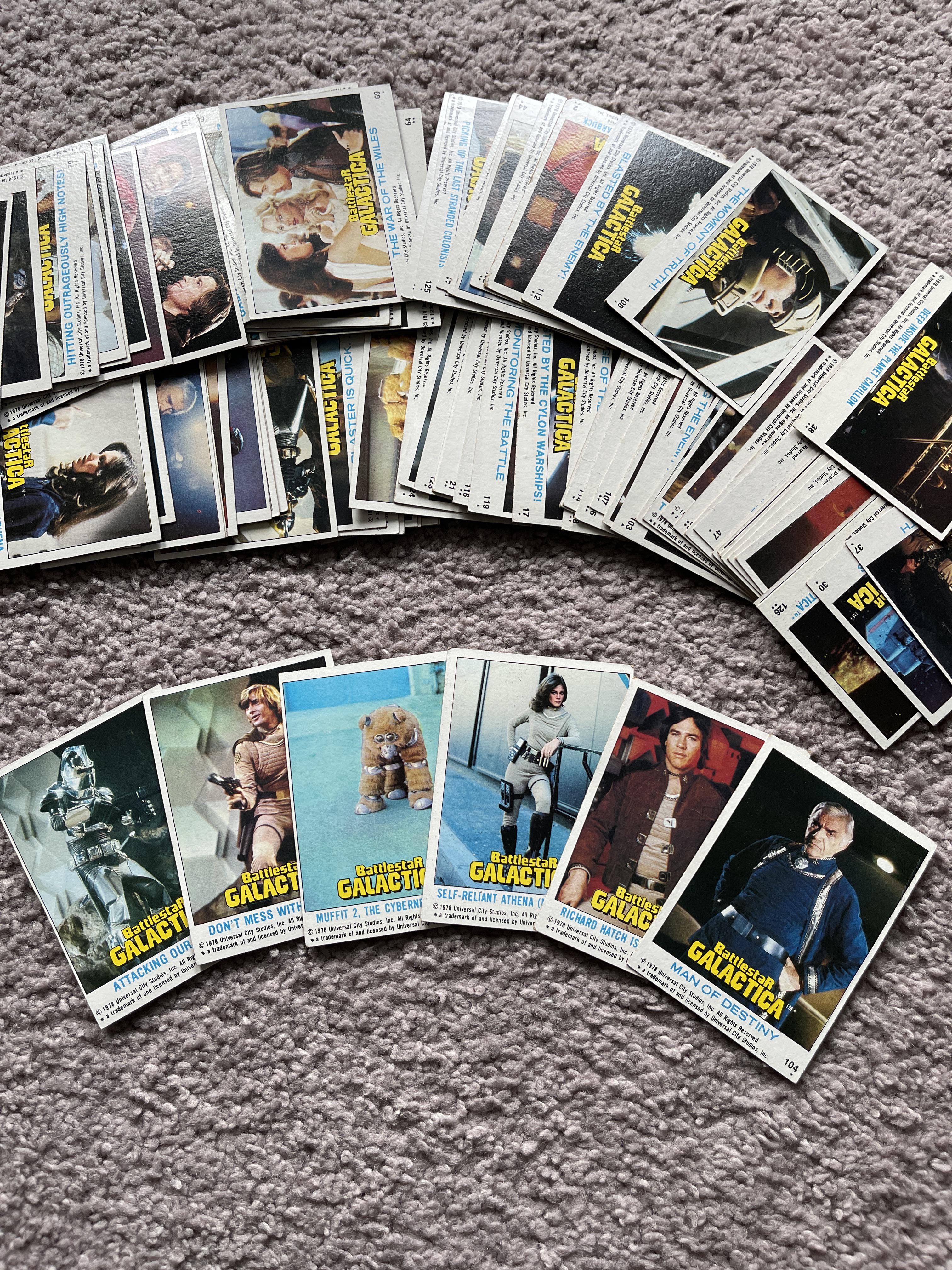 I still have my Battlestar Galactica trading cards. : r/GenX