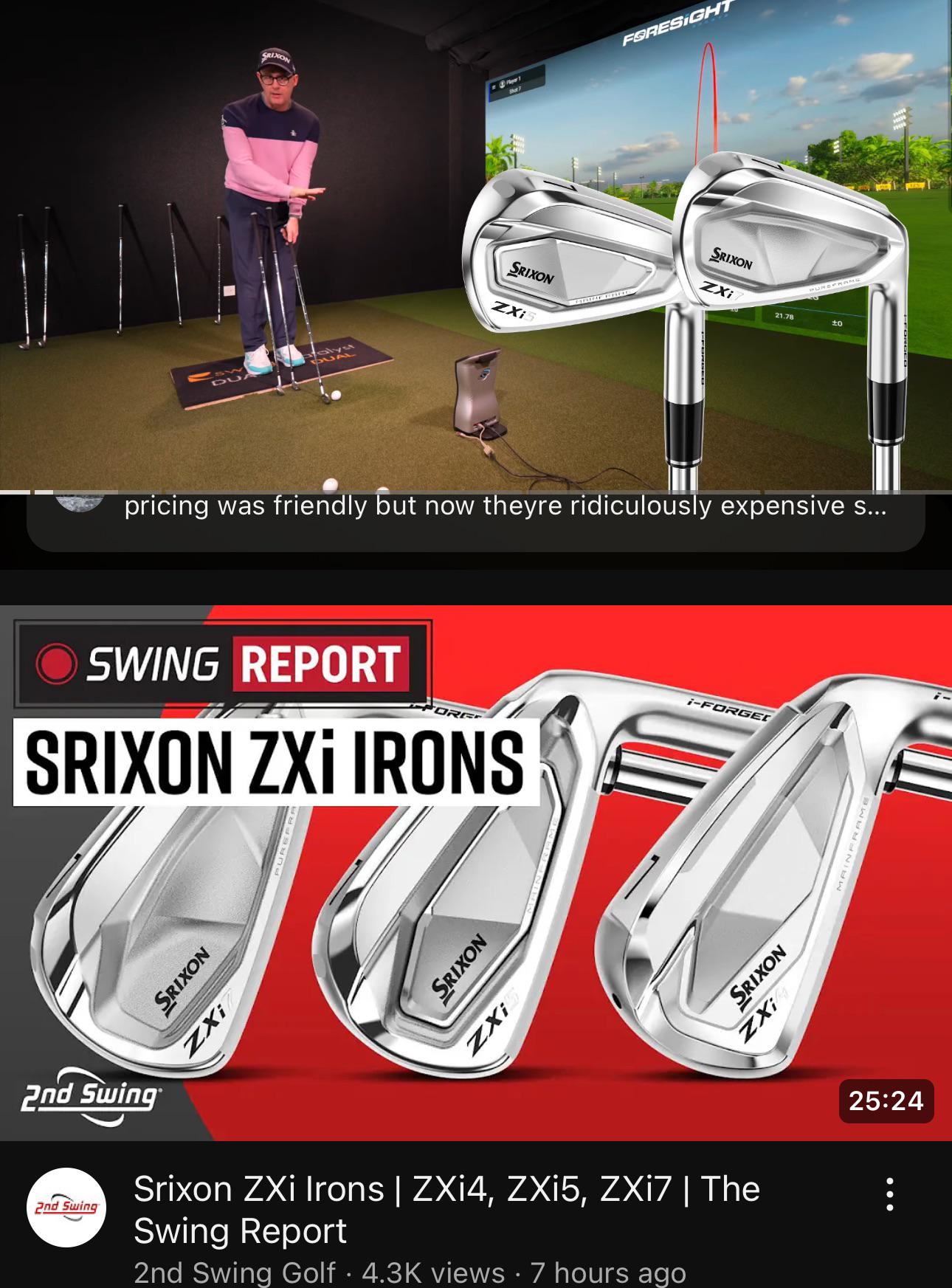 Srixon Embargo Day. Flood of ZXi content on YouTube. Popcorn time