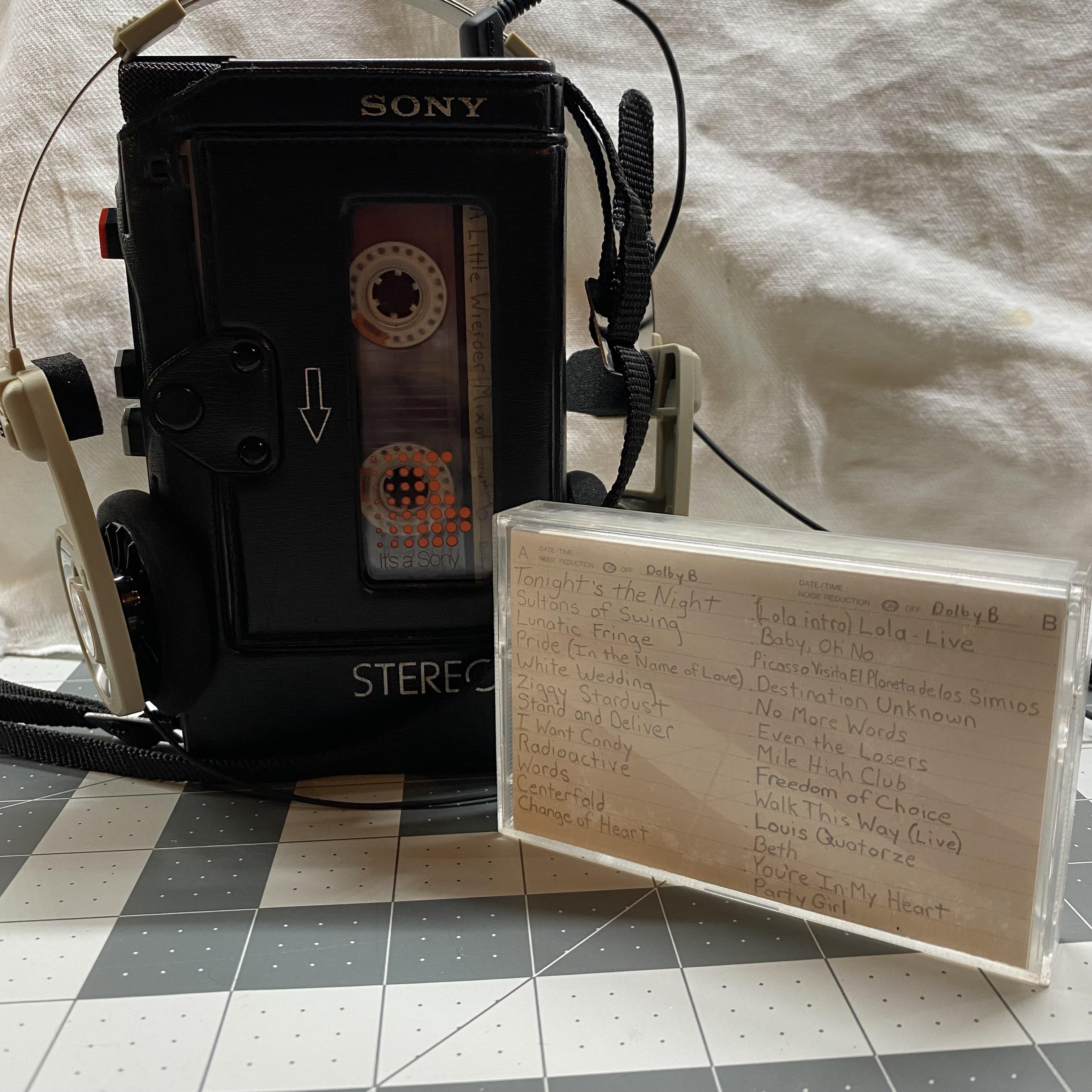 Restored a tcs-350 popped in my mixtape that my father made in the