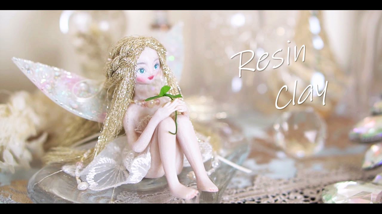 樹脂粘土＊フィギュア＊妖精のお人形＊作り方＊Resin Clay * Figure