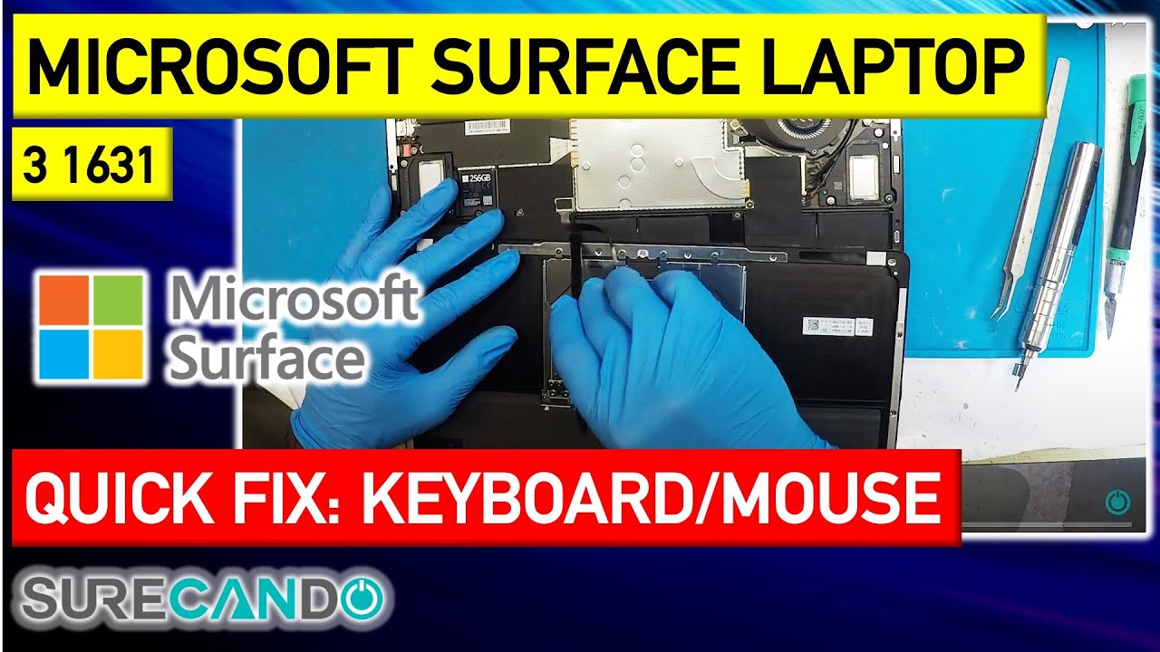 Troubleshooting Microsoft Surface Laptop 3: Keyboard and Trackpad
