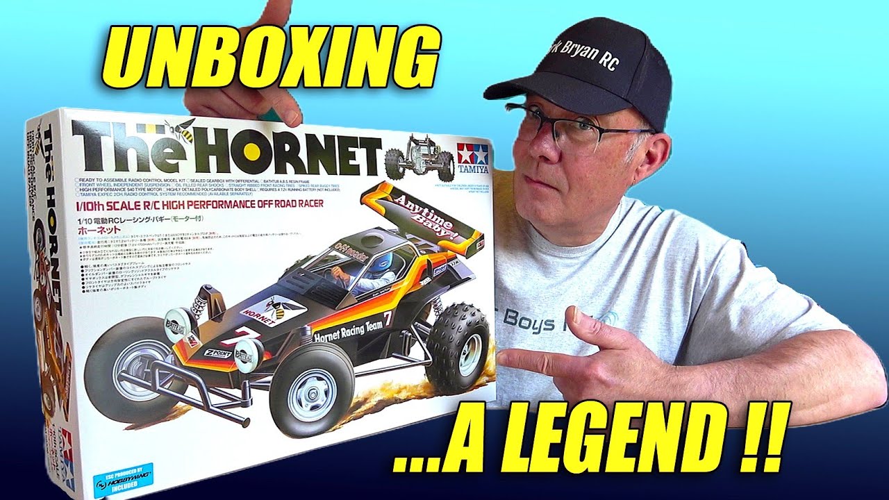 Unboxing a Tamiya RC Legend - The Hornet Off Road Racing Buggy Kit