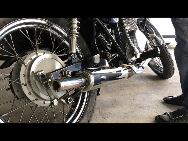 モトブログ】【CB400SS】カスタム #1 WM NEOステンレス キャプトン