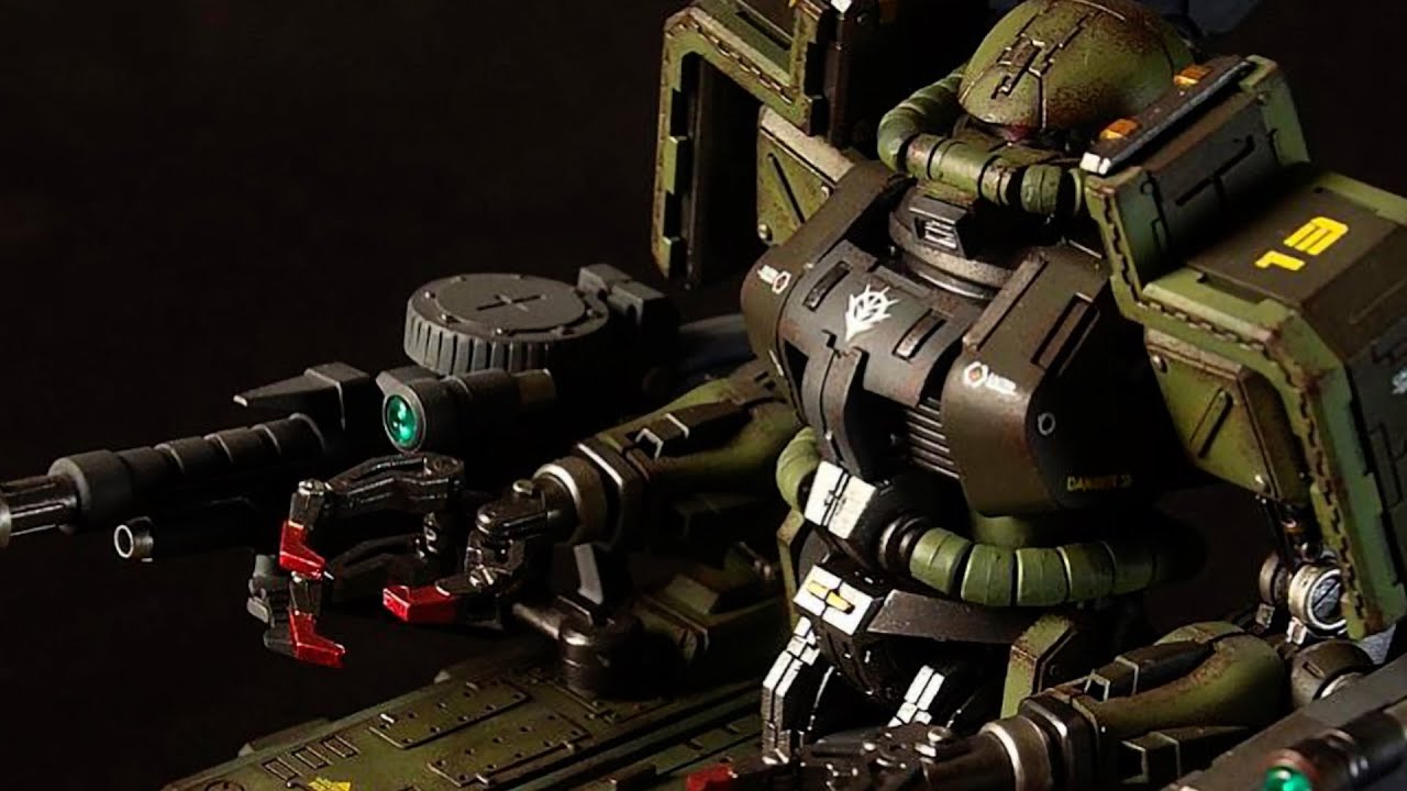 MG 1/100 MS-06V Zaku Tank - Custom Build(ザクタンク) - YouTube