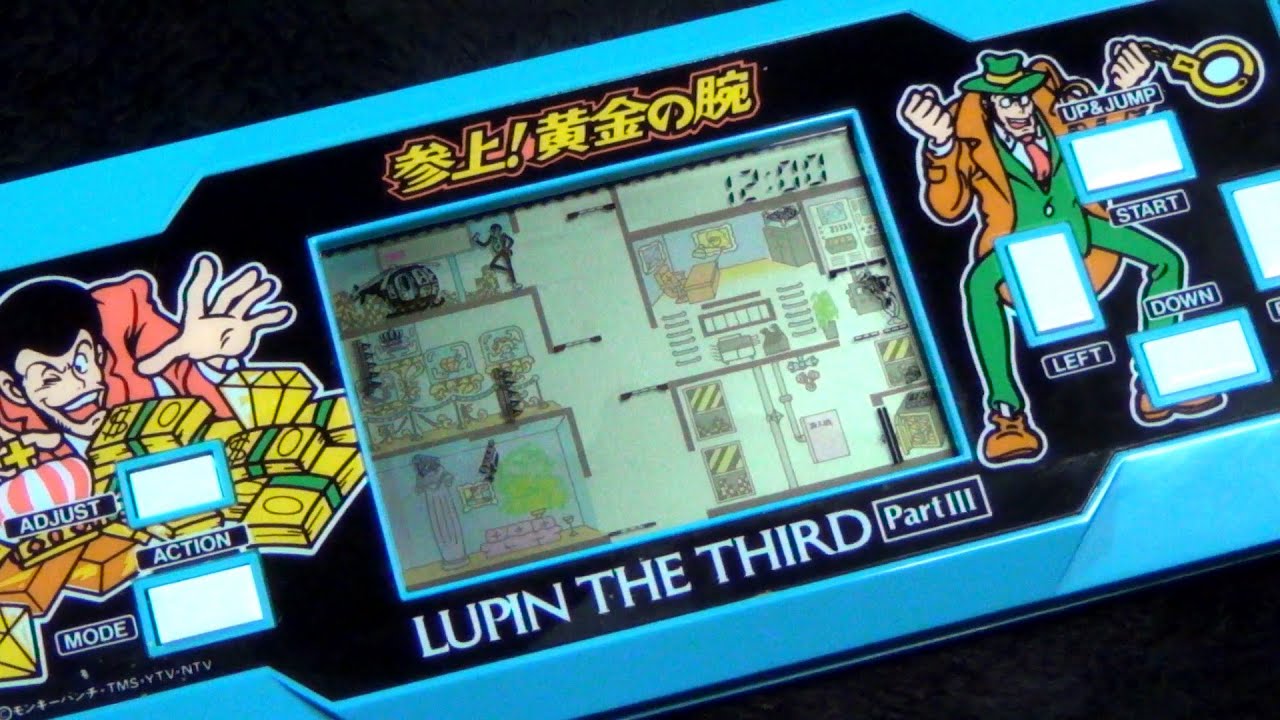 レトロ 電子ゲーム】エポック社のポケットデジコム ルパン三世パート3