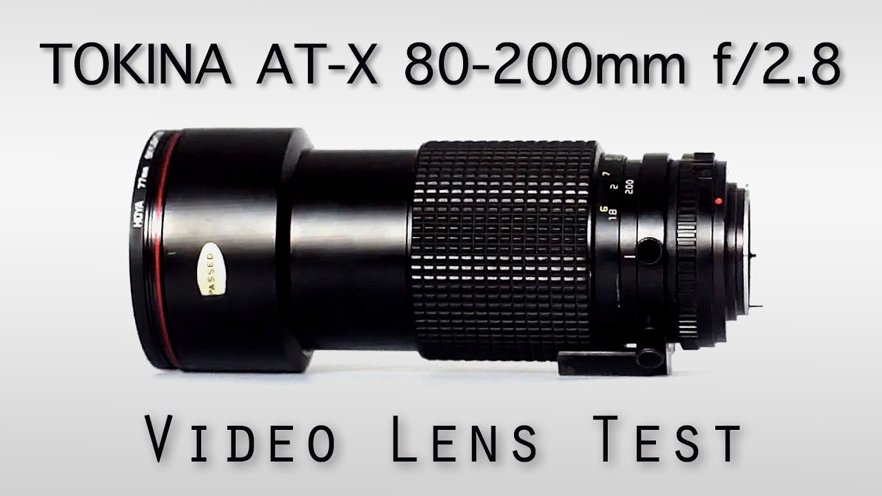 TOKINA AT-X 80-200mm f/2.8 LENS TEST | Vintage Lenses for video