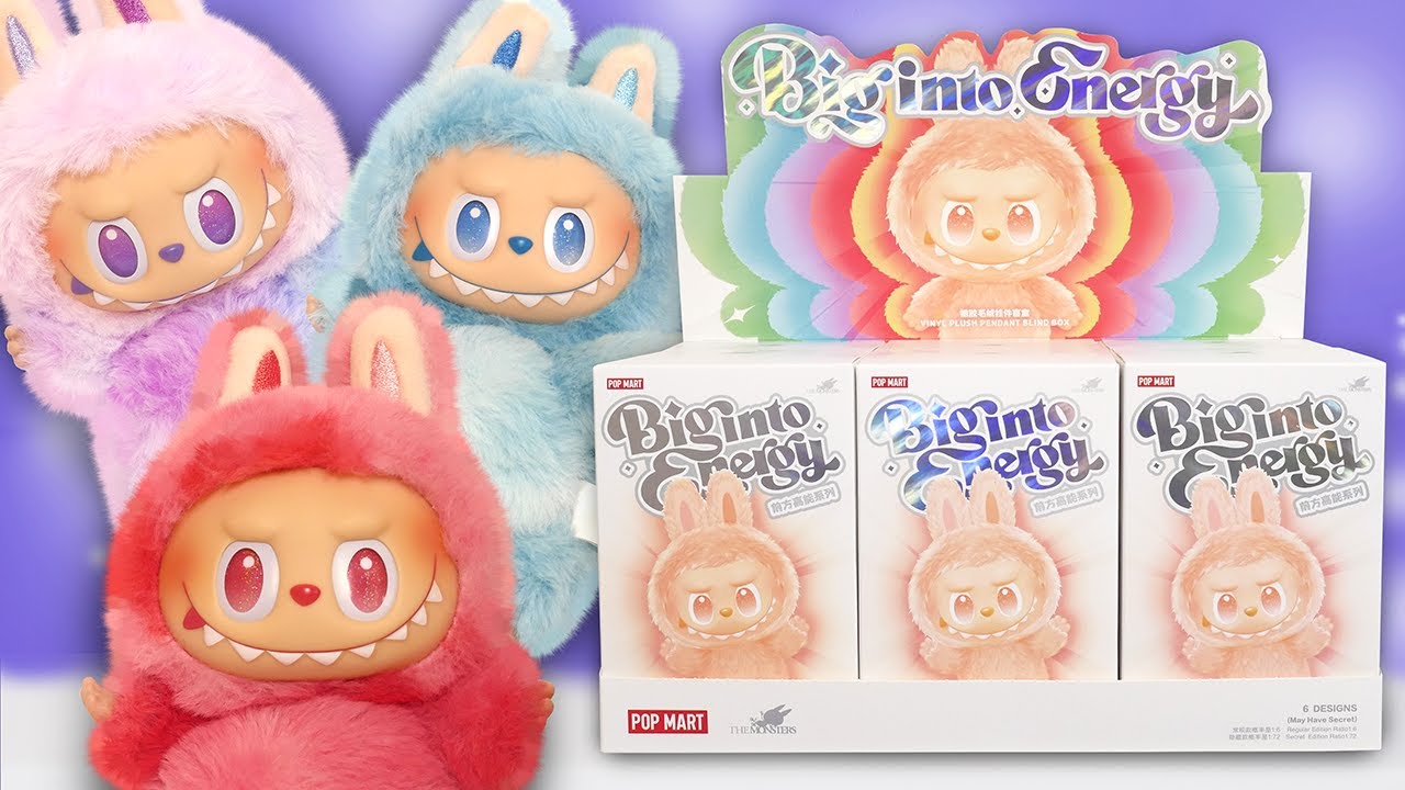 POP MART The Monsters Big Into Energy Labubu V3 FULL SET Unboxing