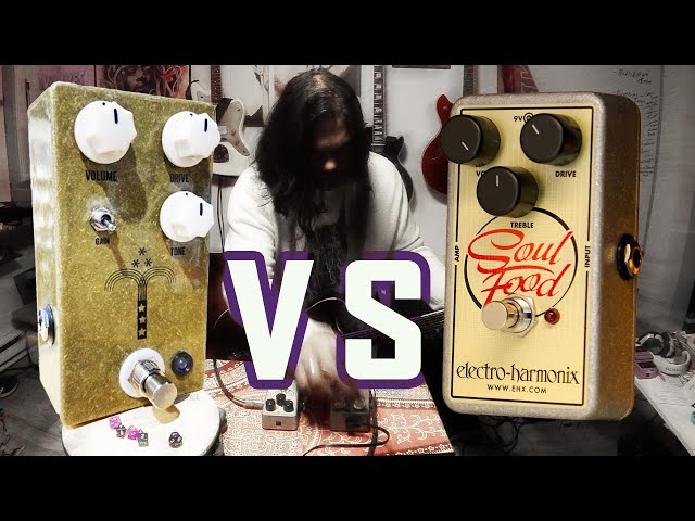 How I test guitar pedals: EHX Soul Food vs JHS Morning Glory - YouTube
