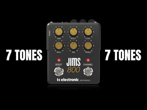 TC ELECTRONIC AMPWORX JIMS 800 - 7 Tones (No Talking) - YouTube