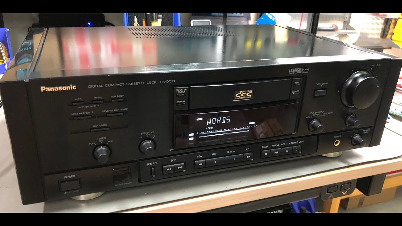 Panasonic Digital Compact Cassette RS-DC10 - YouTube