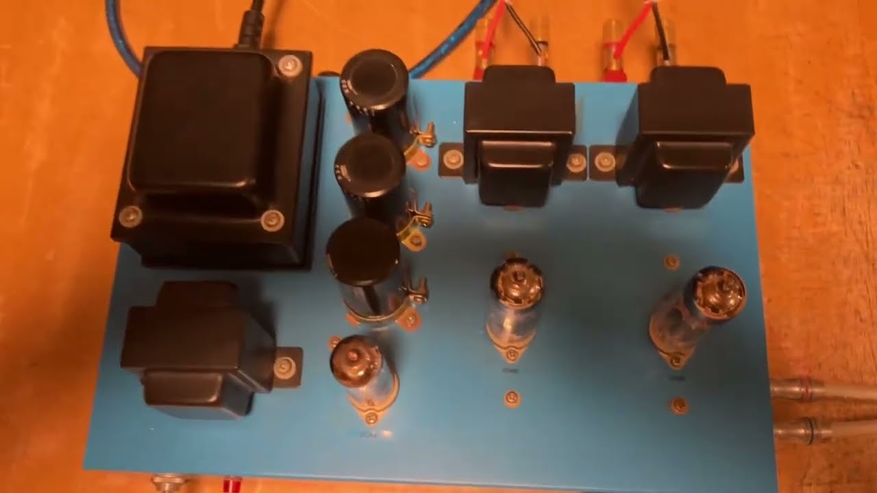 オーディオ試聴動画 自作真空管アンプ6BM8 超三結 JBLユニット・箱使用