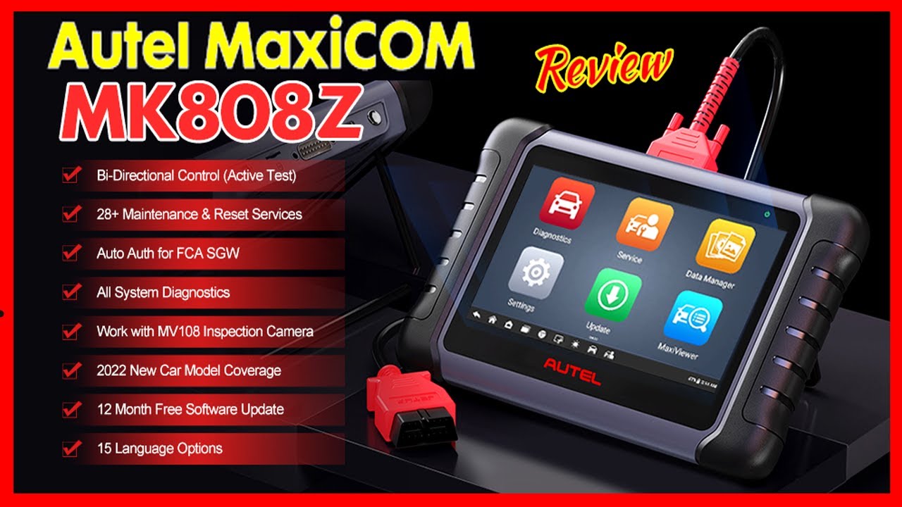 Buy: Autel MaxiCOM MK808Z All System Diagnostic Scanner - Shop Now
