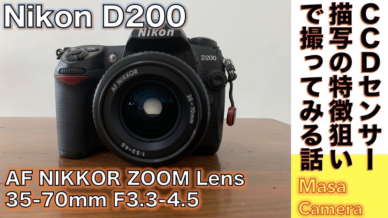 デジタルカメラ/ズームレンズ】Nikon D200 オールドデジイチAPS-C機CCD
