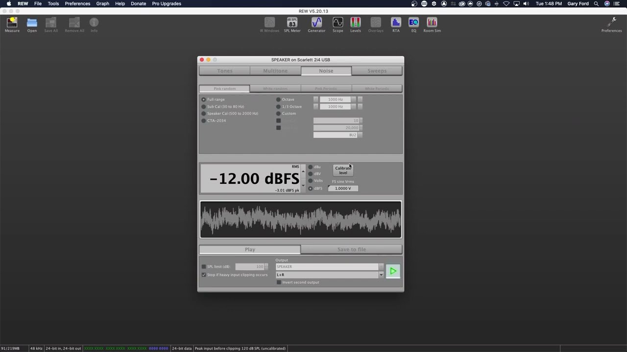 Audio Test Signals - The Ultimate High-Quality Pink Noise, use