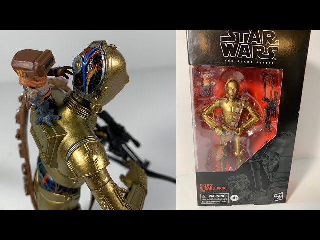 Star Wars Black Series C-3PO & Babu Frik Target Exclusive Action